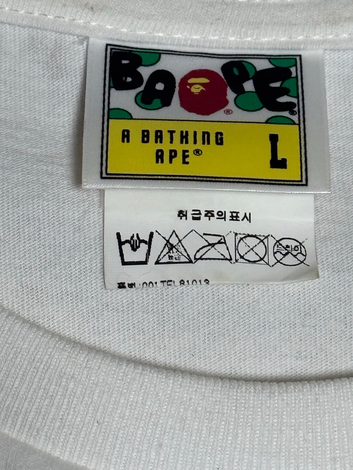 베이프 빅 사루 반팔 L (새상품급) 상품이미지2