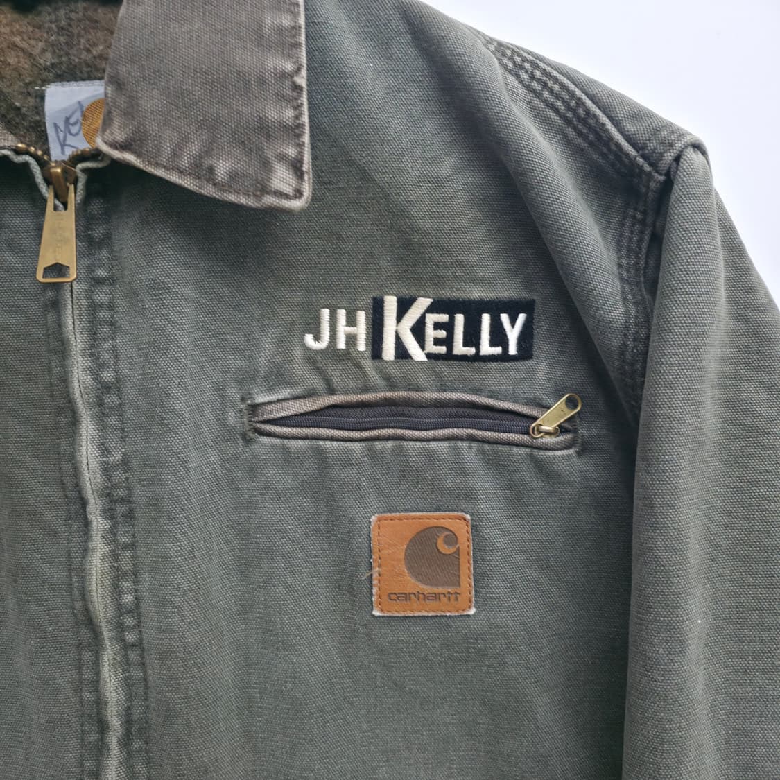 [S] 칼하트 J97 디트로이트 자켓 모스그린 상품이미지5