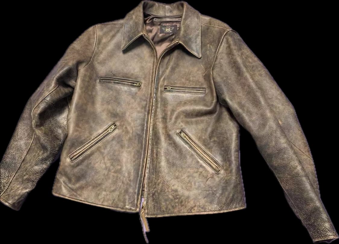 RRL 오웬스 가죽자켓 L 상품이미지1