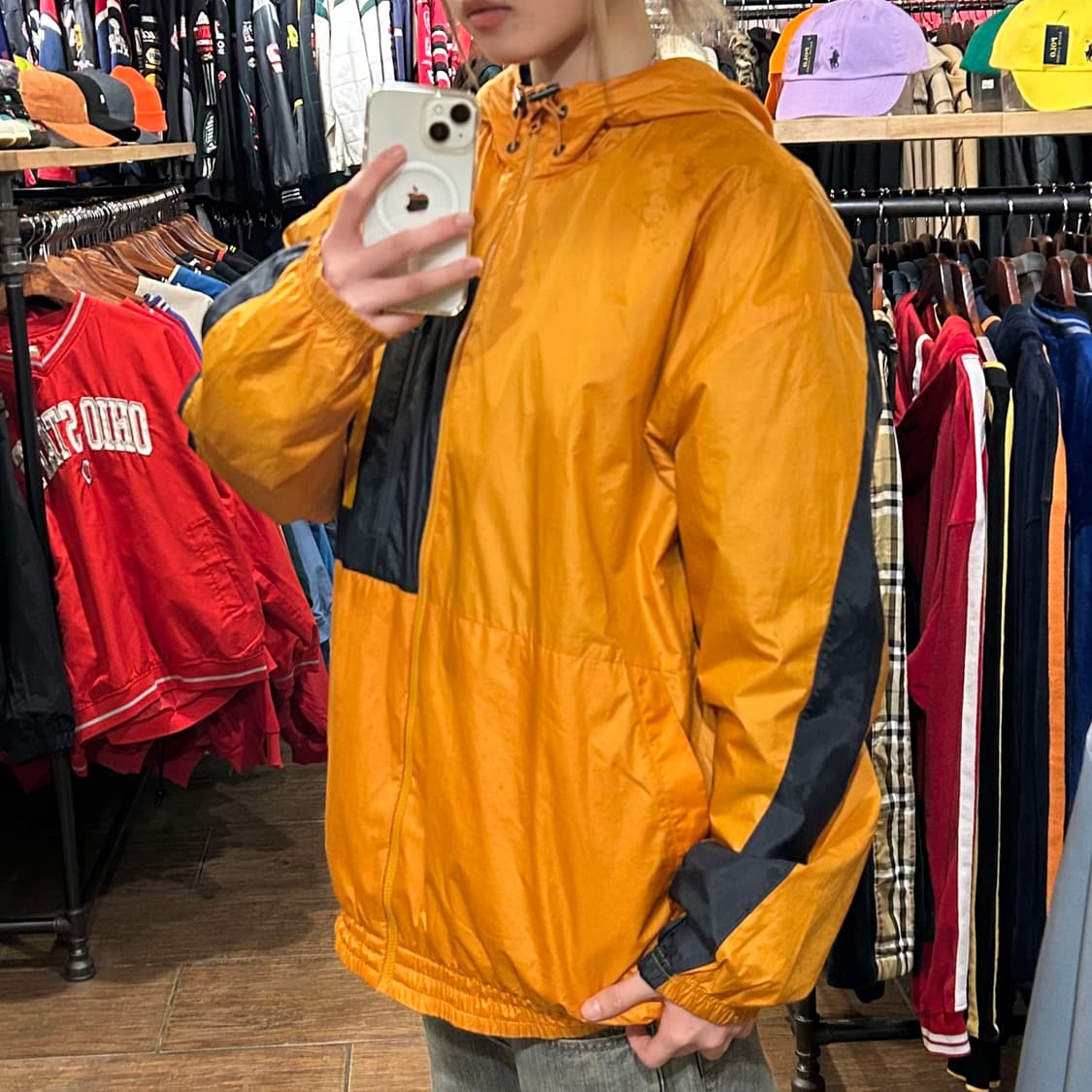 [HI] 아디다스 바람막이 오렌지 상품이미지4