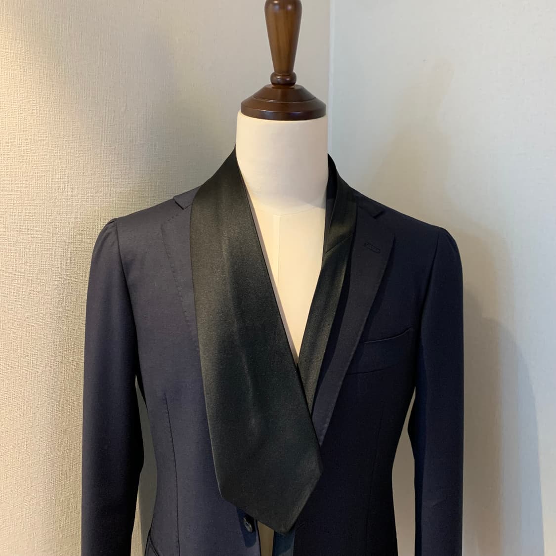 입생로랑(YSL) 블랙 정장넥타이 명품 장폭 11cm A+등급 상품이미지1