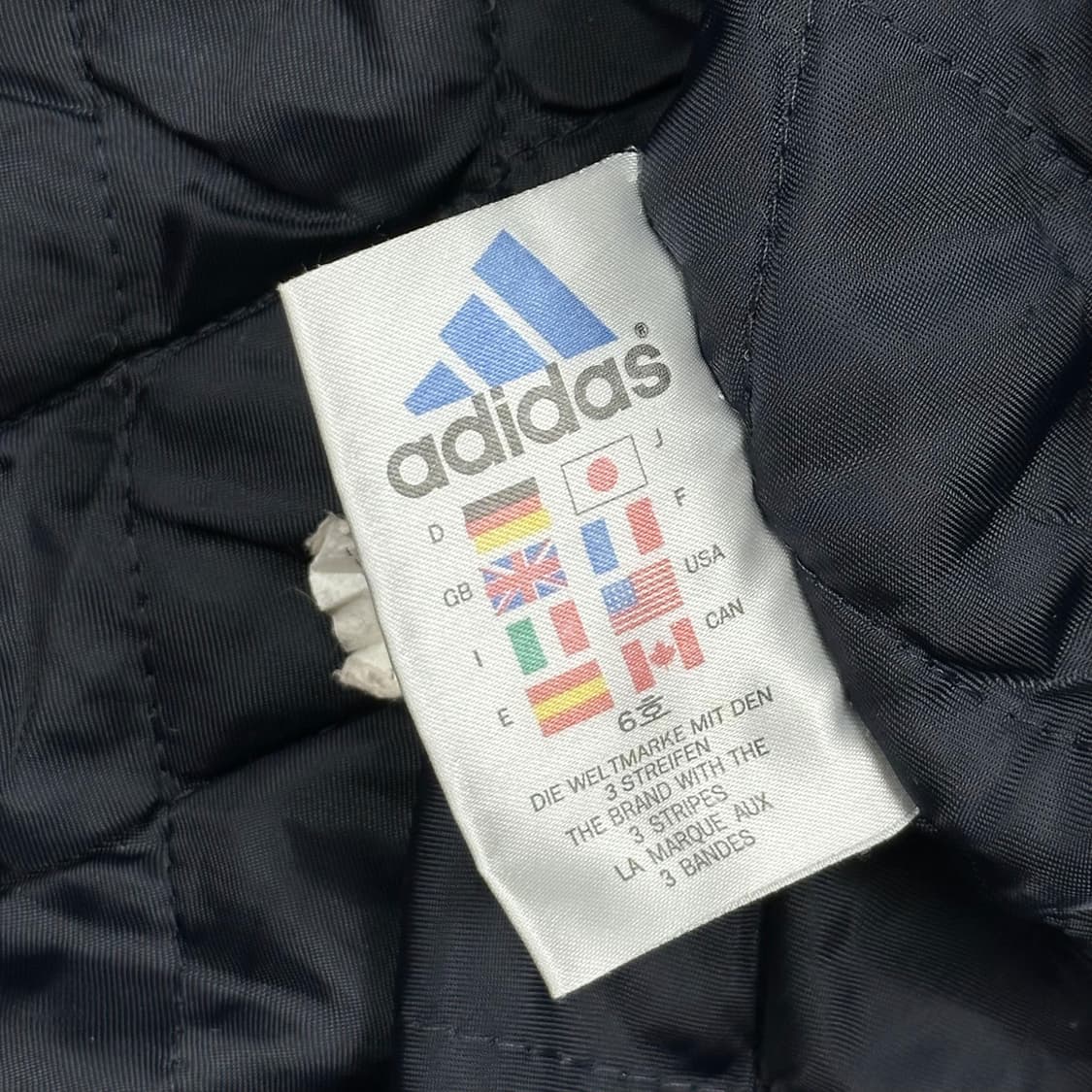 아디다스 마샬아츠 올드스쿨 빅로고 누빔 점퍼 L 상품이미지9