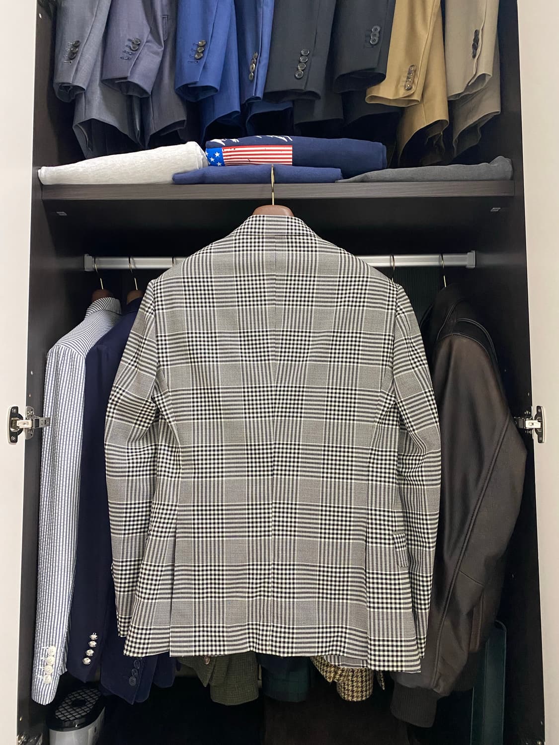 맨온더분 안젤리코 원단 글랜체크 자켓(46/100사이즈) 상품이미지5