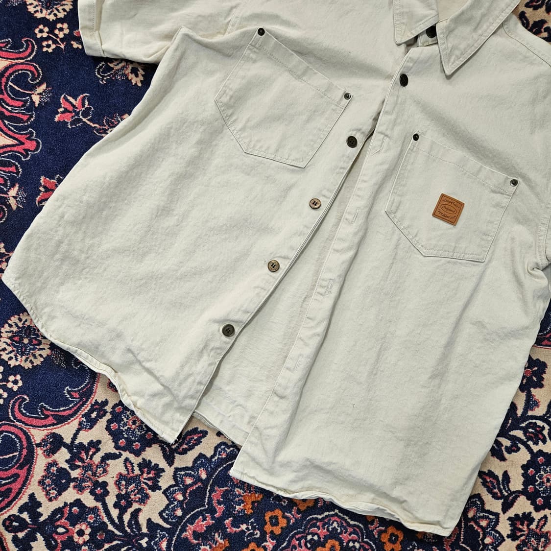 REMAIN 가죽패치 워크웨어 반팔셔츠
Free  상품이미지4