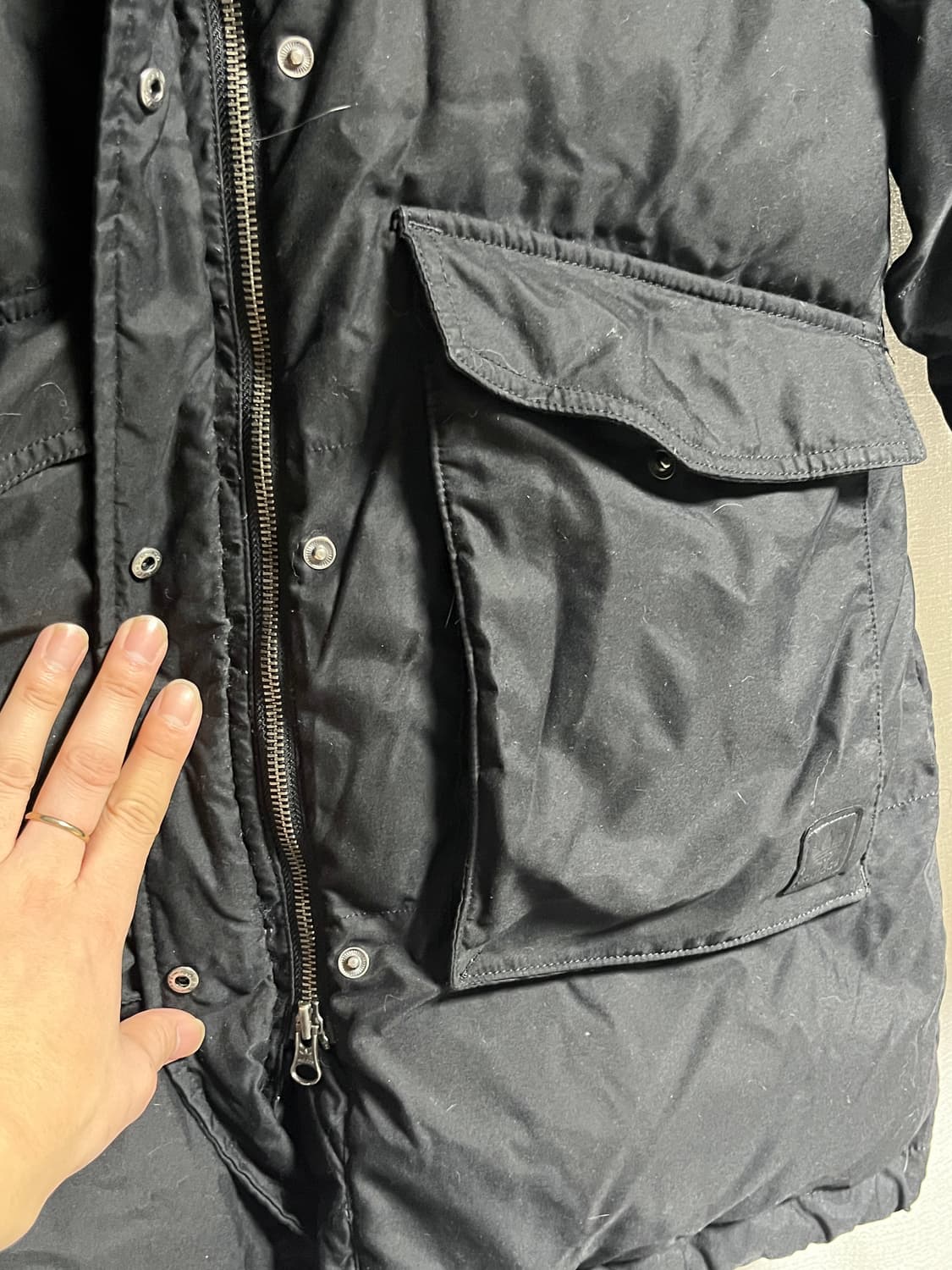 아디다스 롱패딩 자켓 점퍼 M 상품이미지4