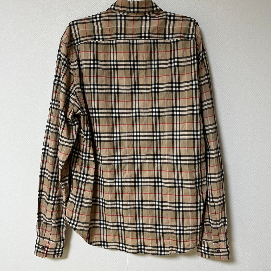 버버리 브릿 노바체크 셔츠 L 상품이미지4