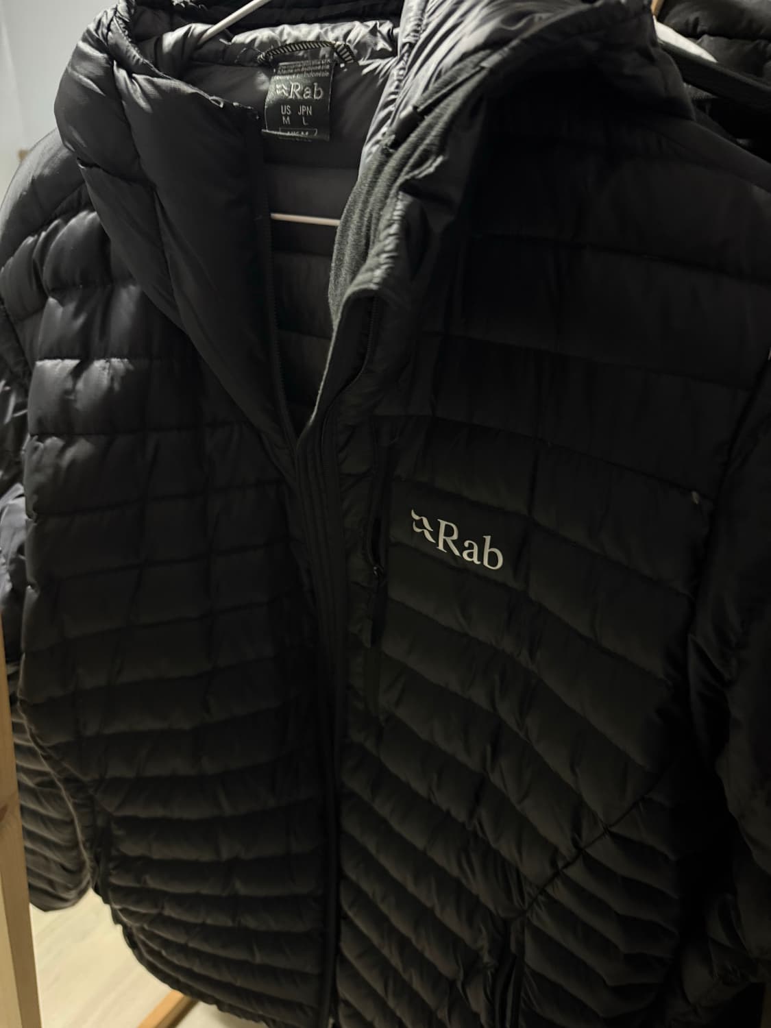 Rab 랩 마이크로라이트 알파인 자켓 블랙 m사이즈 상품이미지1