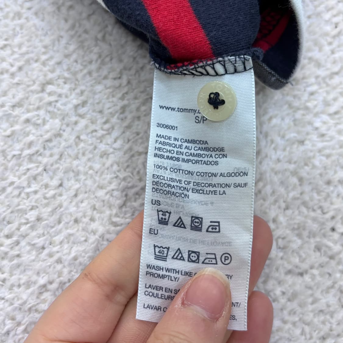 S 타미힐피거 반팔 카라 티셔츠 0323E 상품이미지4