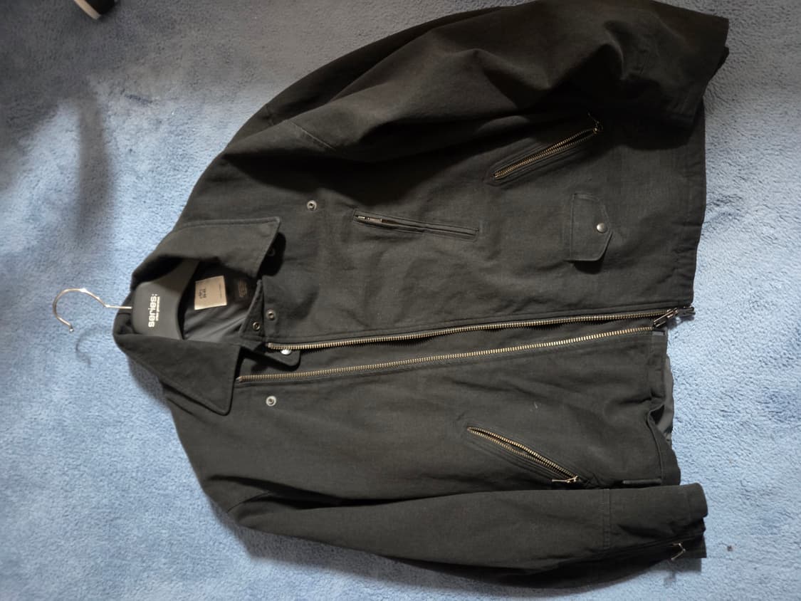 (2) 폴리테루 코튼 라이더 자켓 상품이미지1