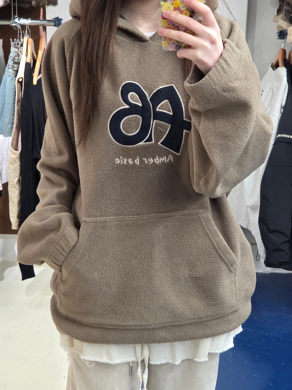 FUBU 후부 힙합 올드스쿨 플리스 후드티 상품이미지2