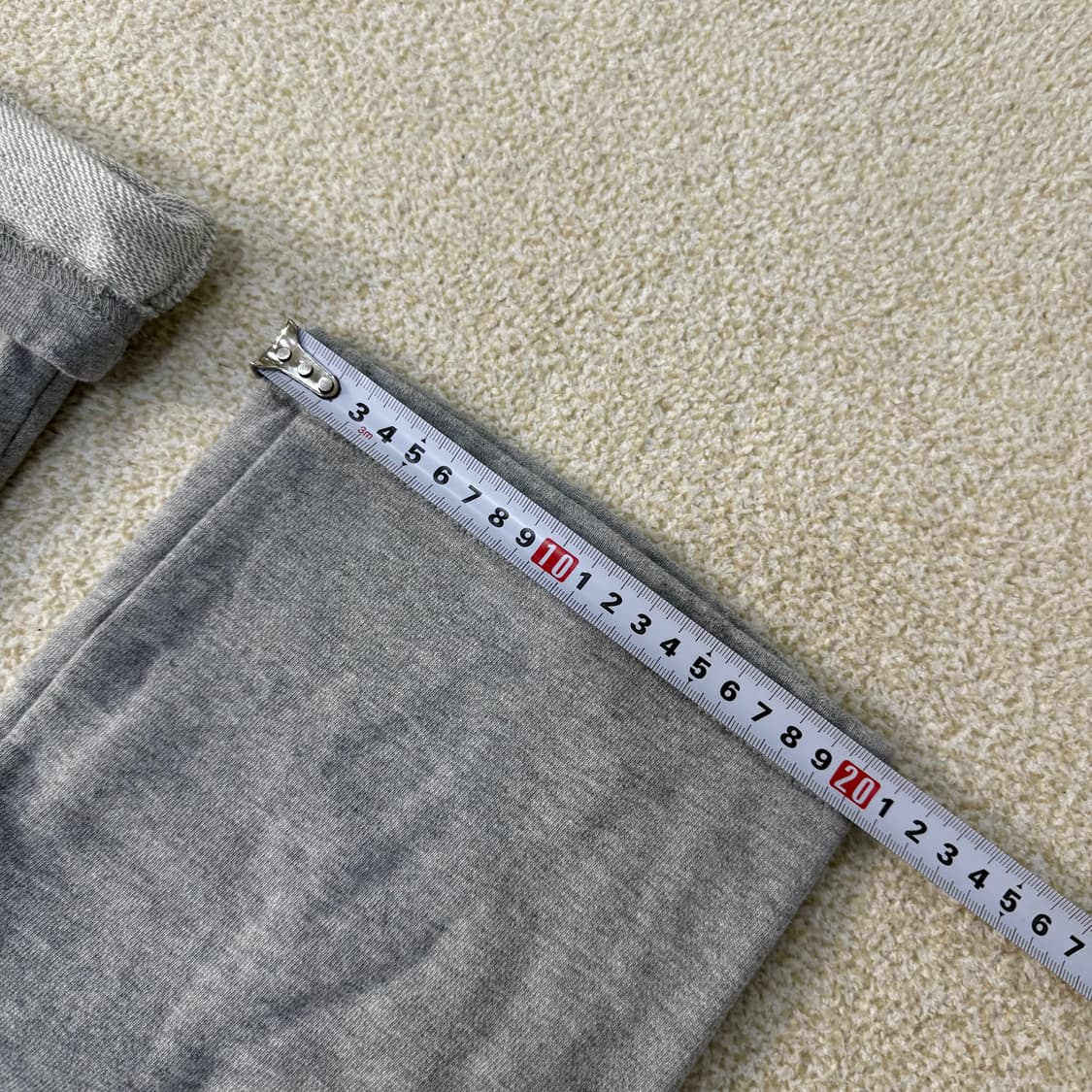 [L] 무신사스탠다드 멜란지그레이 트레이닝 팬츠 0114T1 상품이미지7