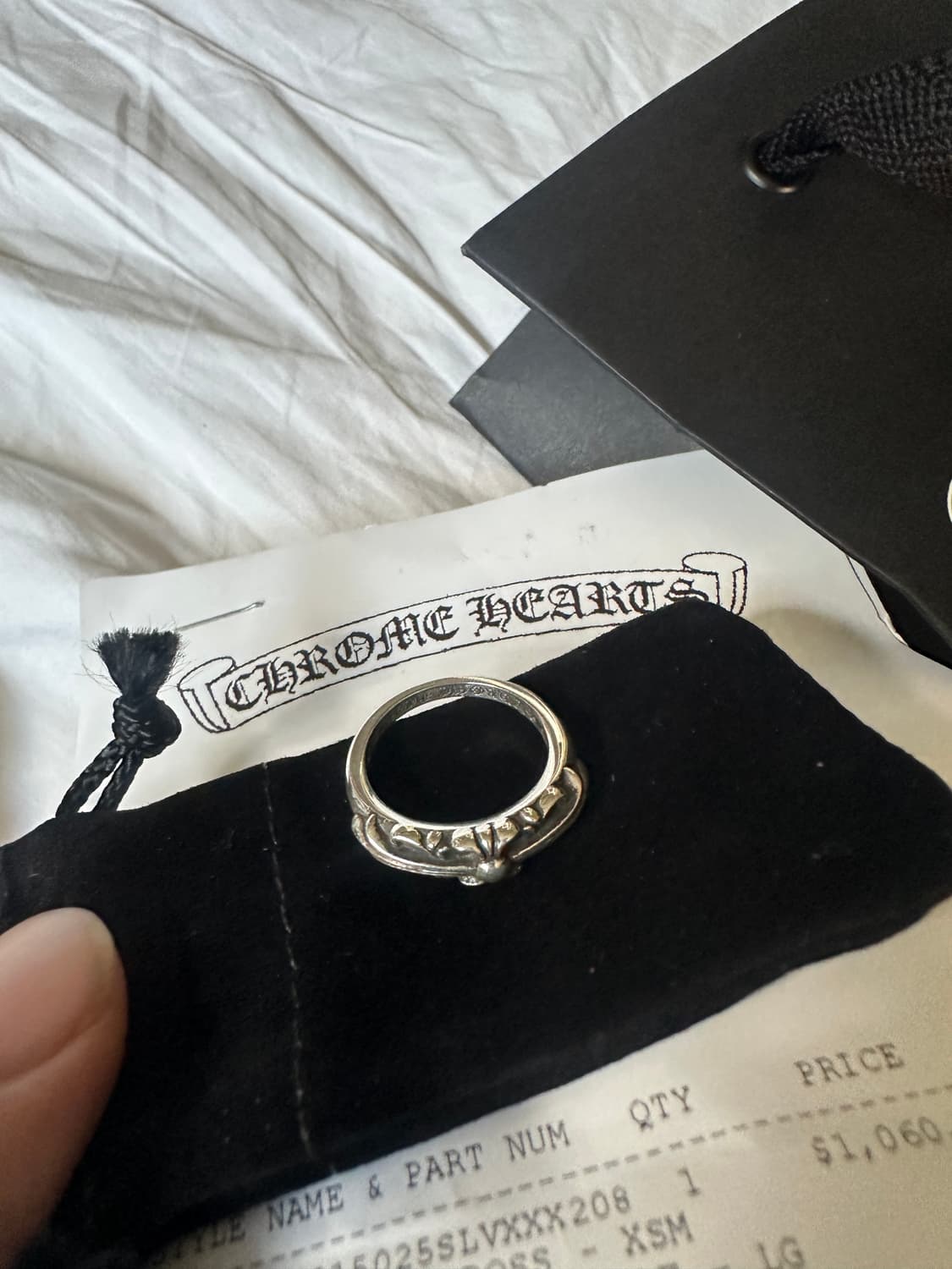 (새상품)크롬하츠 베이비플로랄 링 us7 상품이미지2