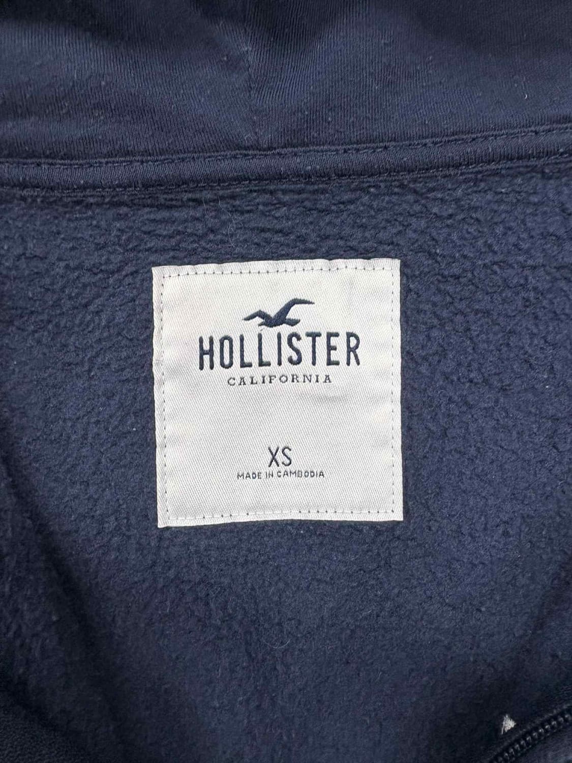 홀리스터 y2k 여리핏 네이비 걸즈 대장급 후드집업 희귀져지(XS) 상품이미지4