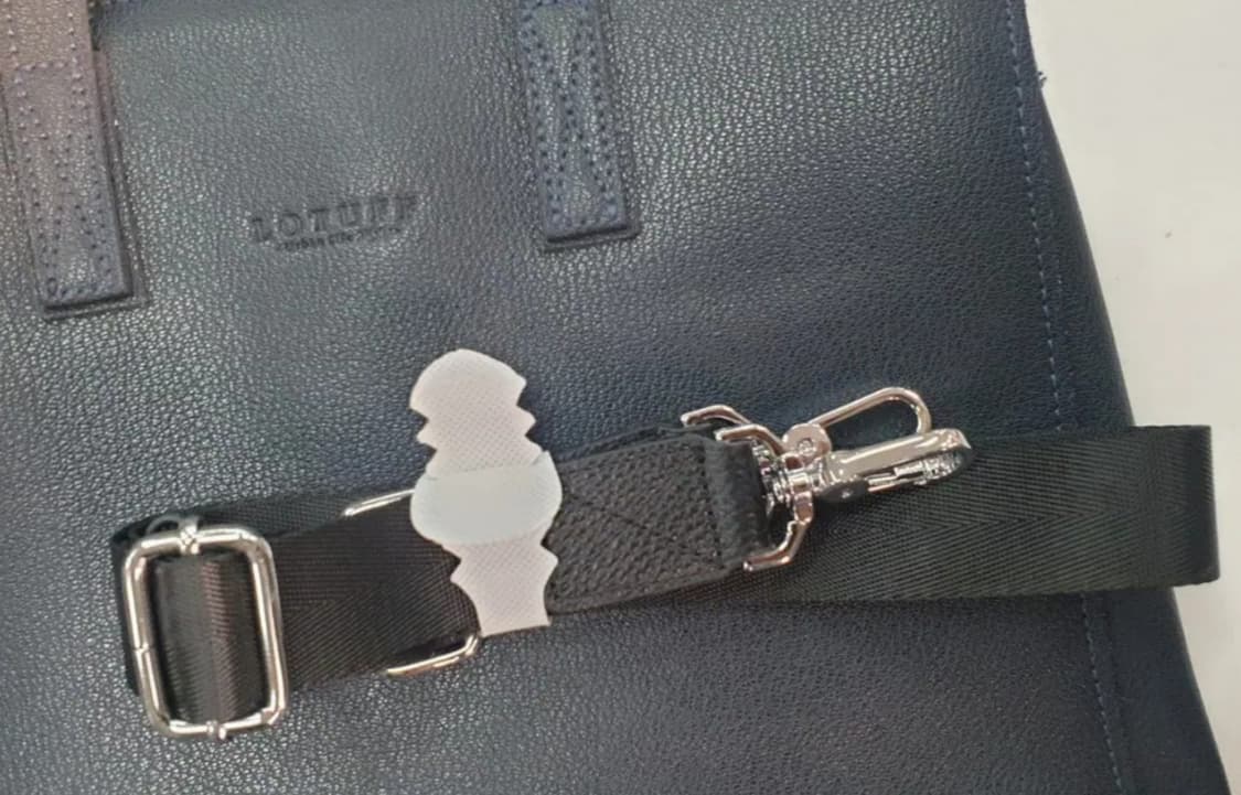 LOTUFF 네이비 통 가죽가방 상품이미지9