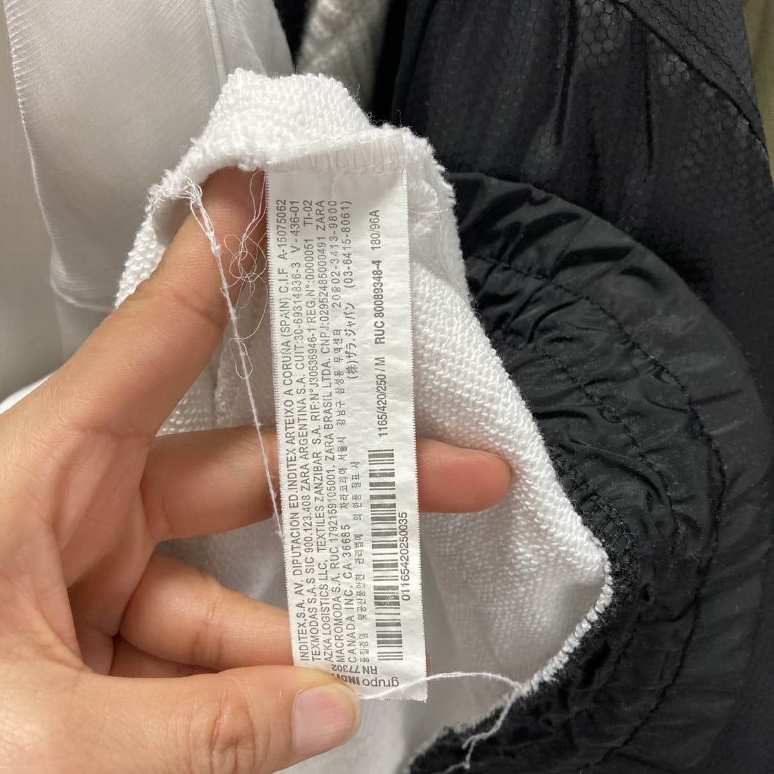 자라 남성캐쥬얼반팔티셔츠 화이트 XL 상품이미지5