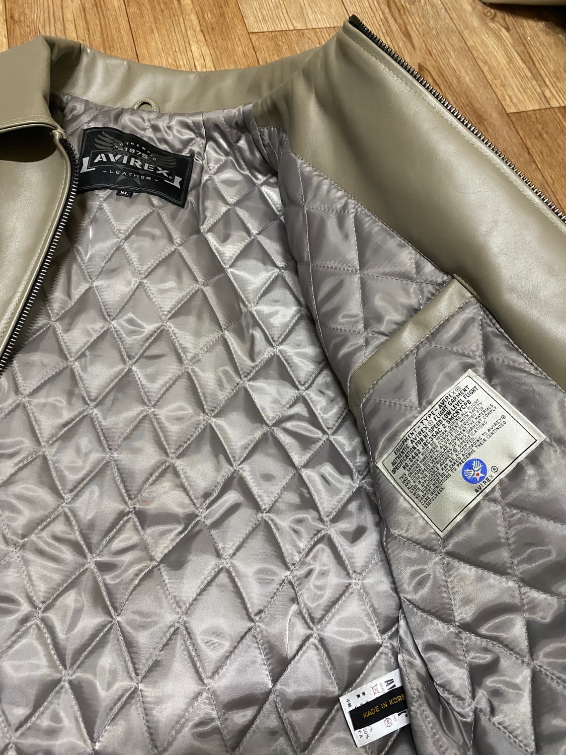 아비렉스 가죽 자켓 Xl 상품이미지5