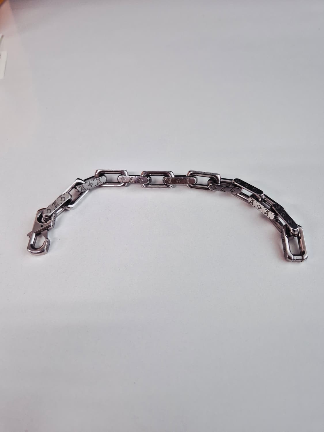 (상태 매우 좋음) 루이비통 버질아블로 체인 팔찌 사이즈 m 상품이미지3