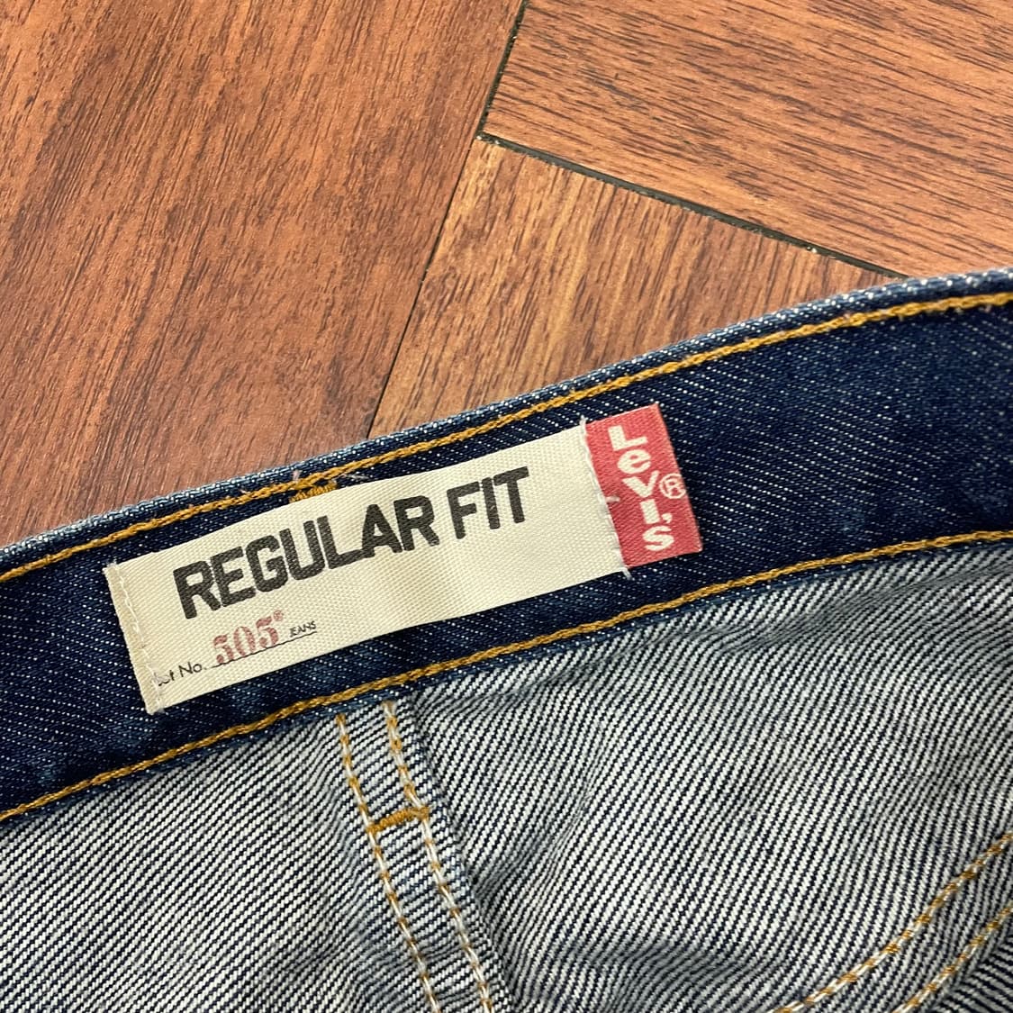 리바이스 505 레귤러핏 데님 팬츠 상품이미지4