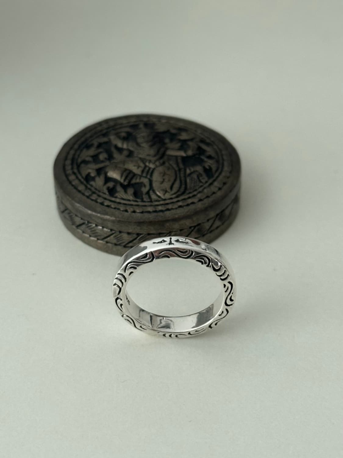 Wings of Tide Band 92Silver Ring 상품이미지2