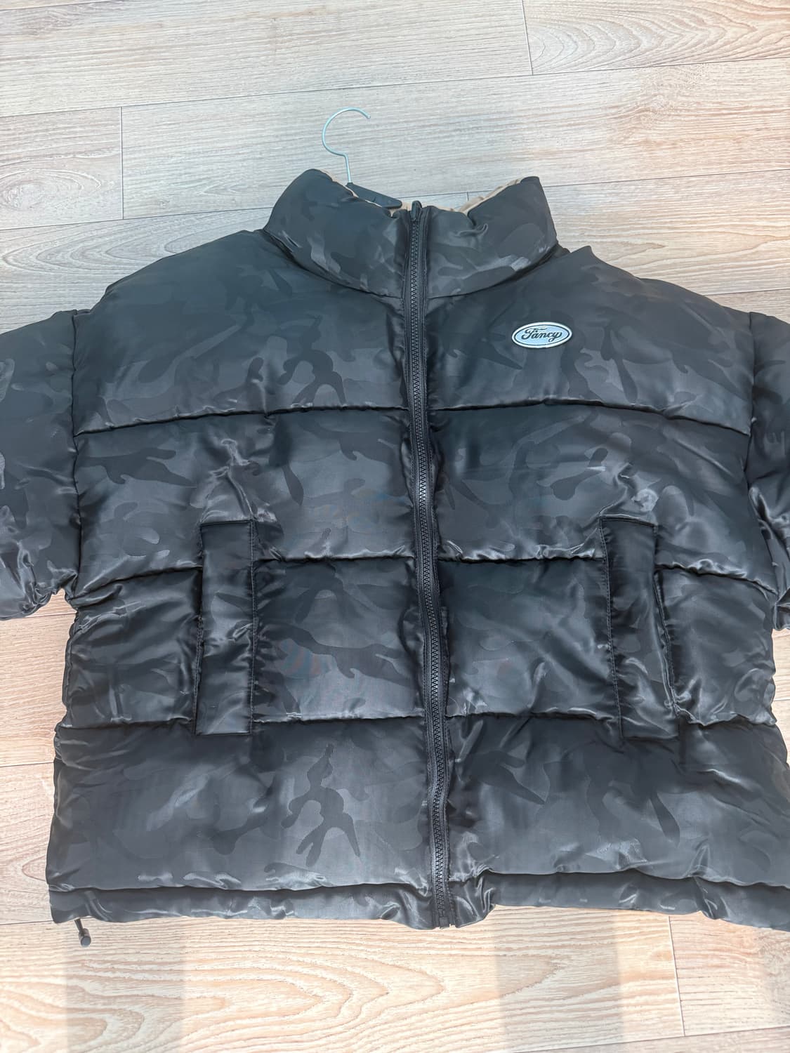 Fancyclub 카모 크롭 패딩 상품이미지1