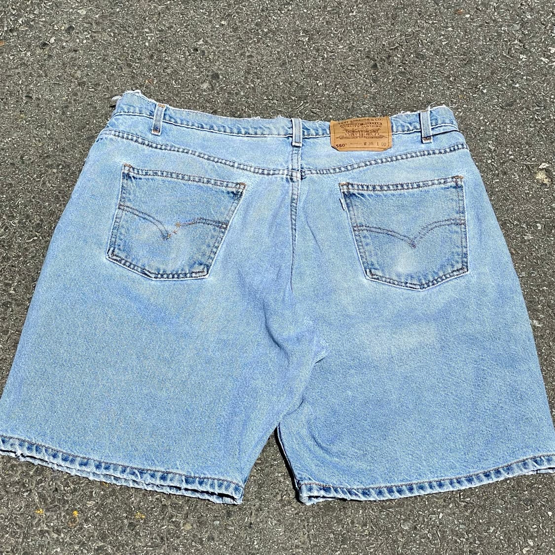 90s 리바이스 550 데님쇼츠 p680 상품이미지7