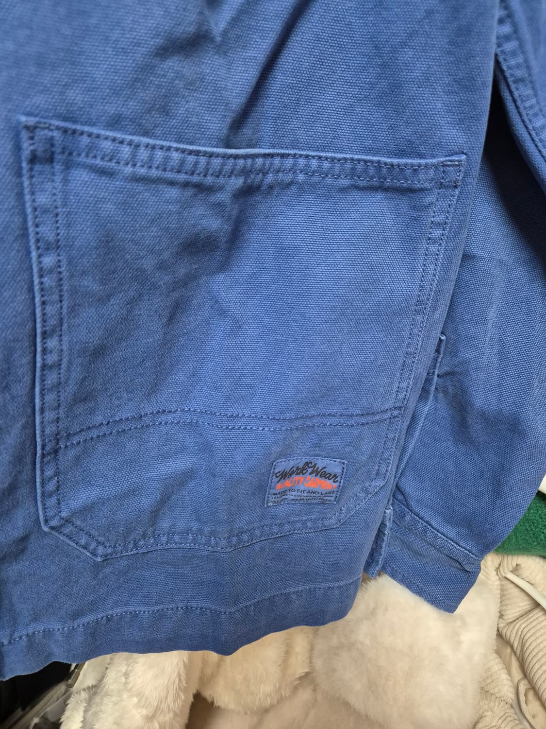 H&M 블루 워크 자켓 M95사이즈 새상품 상품이미지4