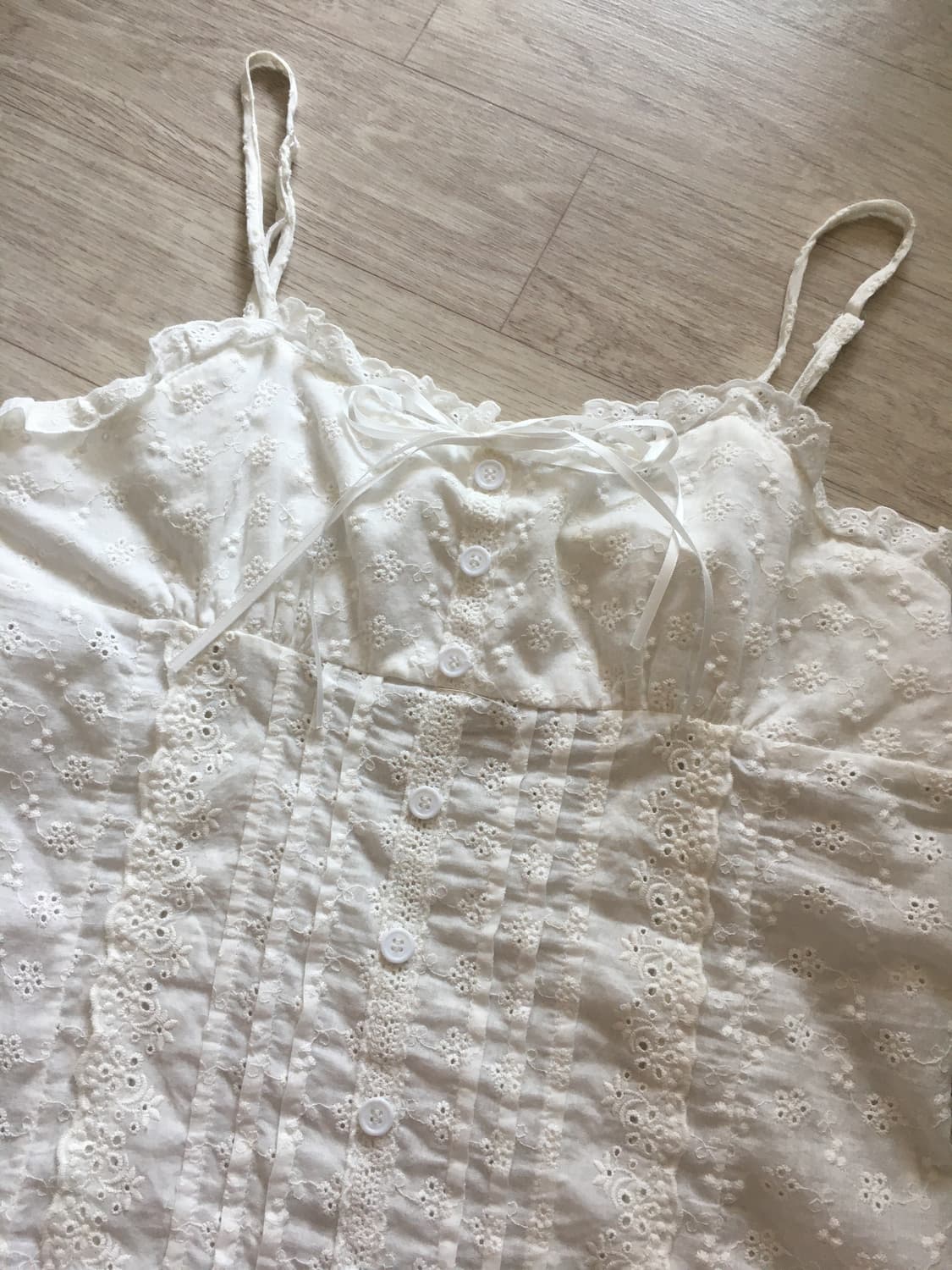 아오이유우 핀터깔 레이스 슬리브리스 상품이미지2