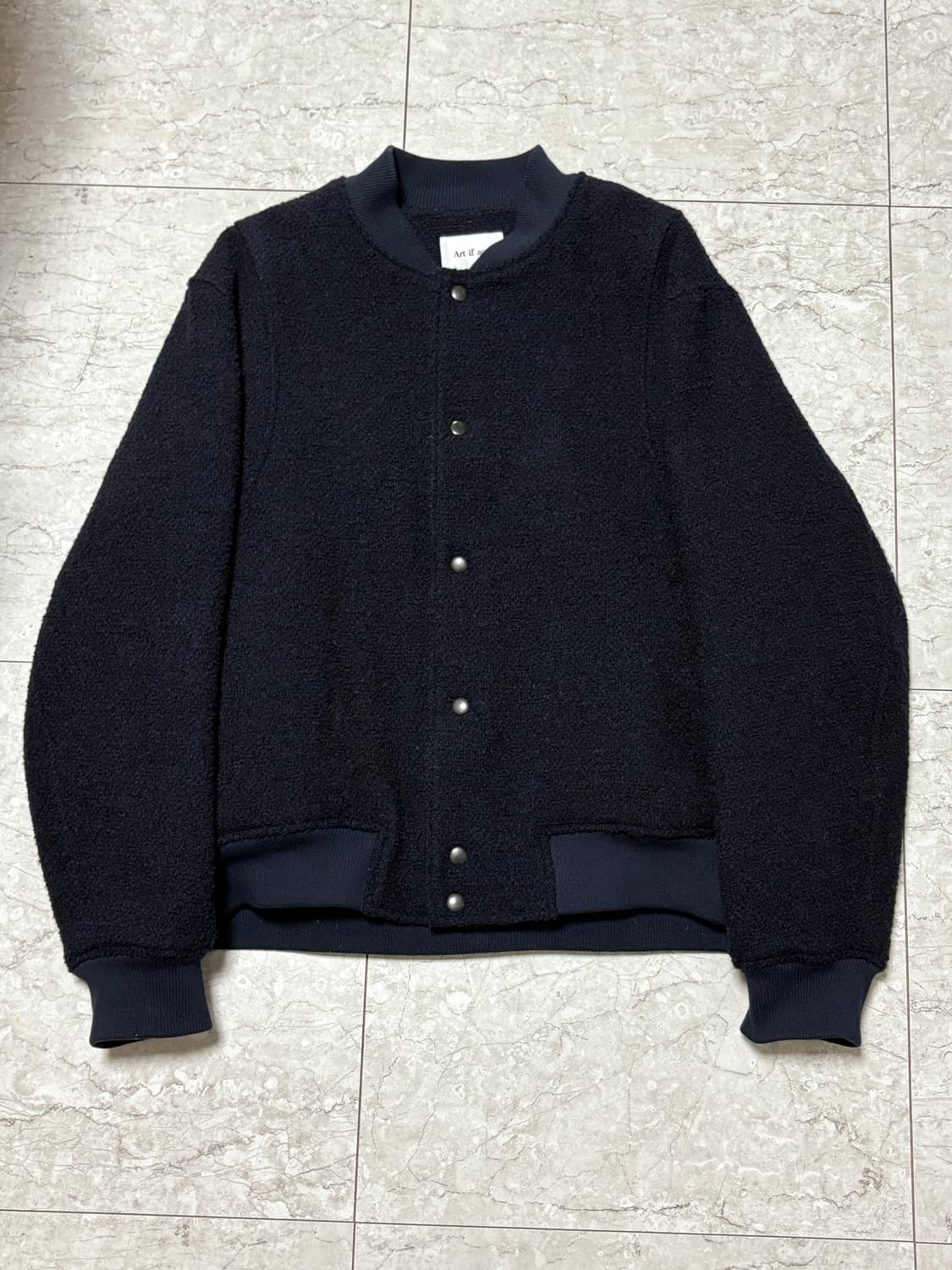 Varsity Jacket Navy 상품이미지1