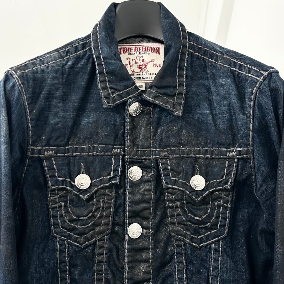 트루릴리전 코티드 데님 트러커 자켓 상품이미지6