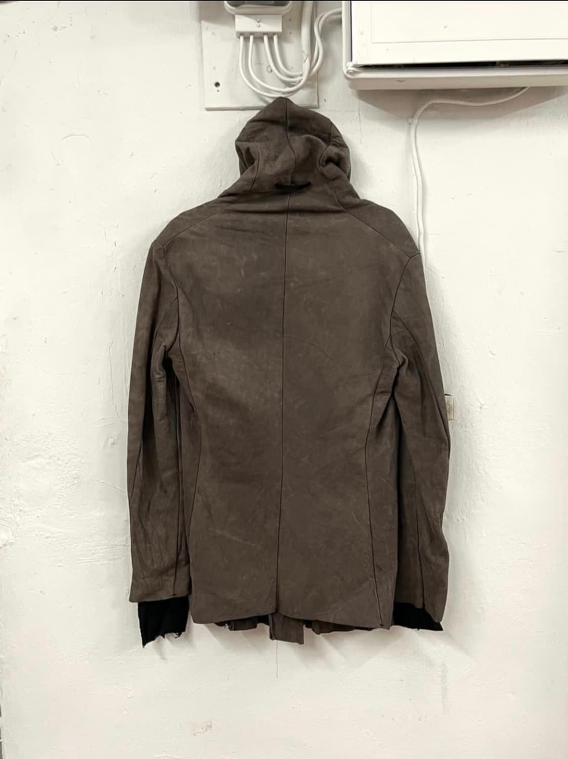 옵스큐어 08 아카이브 후드레더자켓 상품이미지3