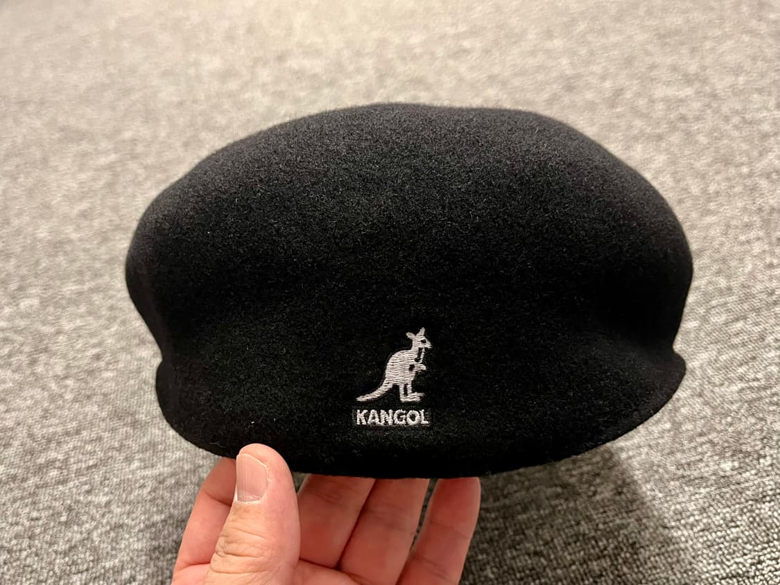 캉골 울 헌팅캡 504 블랙  상품이미지4