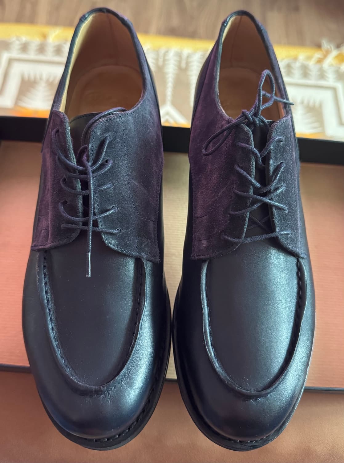 희귀) 파라부트 샴보드 스웨이드믹스 Noire Lis/Vel Marine 상품이미지1