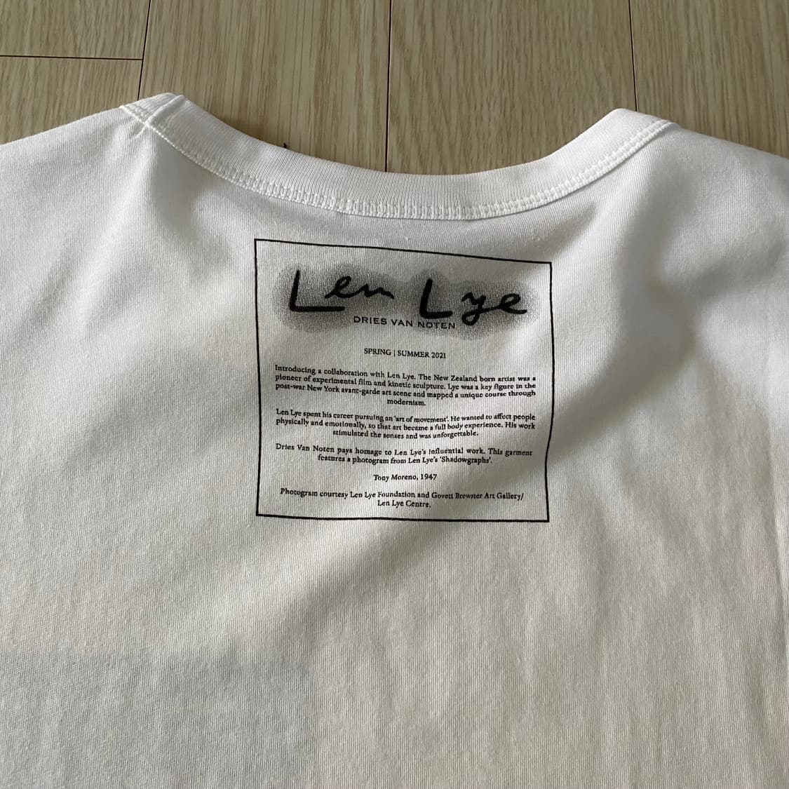 [M] 드리스 반 노튼 Len Lye 프린티드 티셔츠 상품이미지4