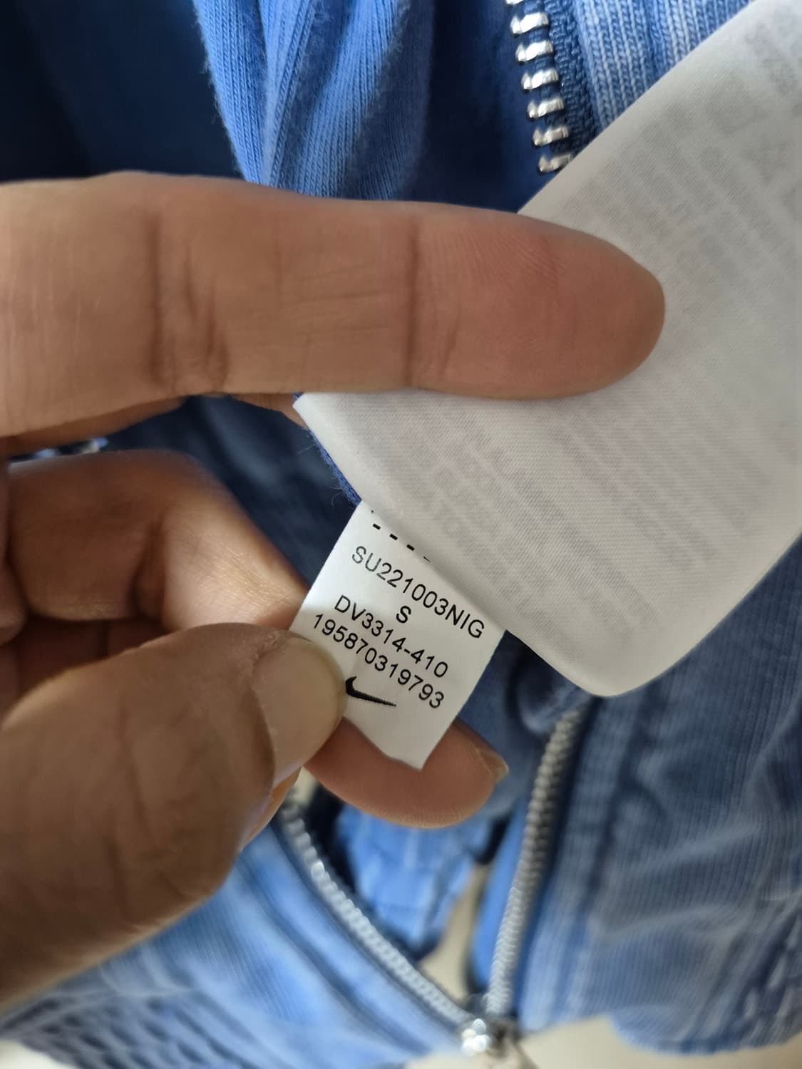 나이키 워시드 연청 풀집업 자켓 점퍼 S 95 더블스우시 상품이미지8