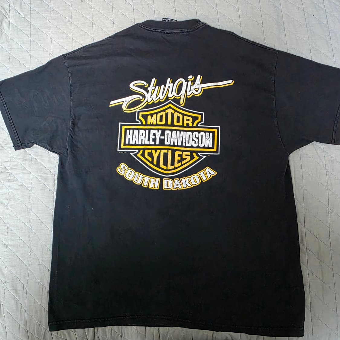 [XL] 00s 빈티지 할리데이비슨 sturgis 60th 티셔츠 페이딩 상품이미지6