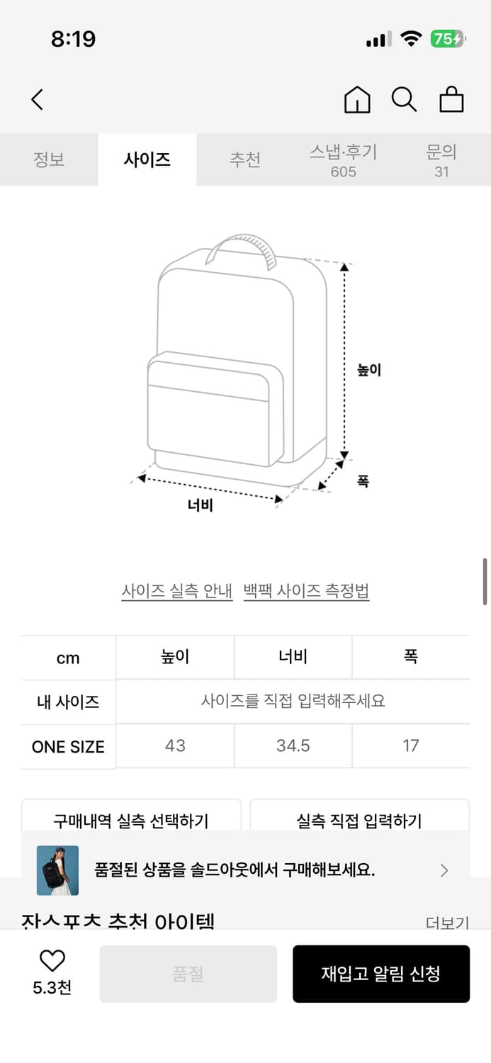 잔스포츠 메쉬 백팩(정품/거의새상품) 상품이미지8