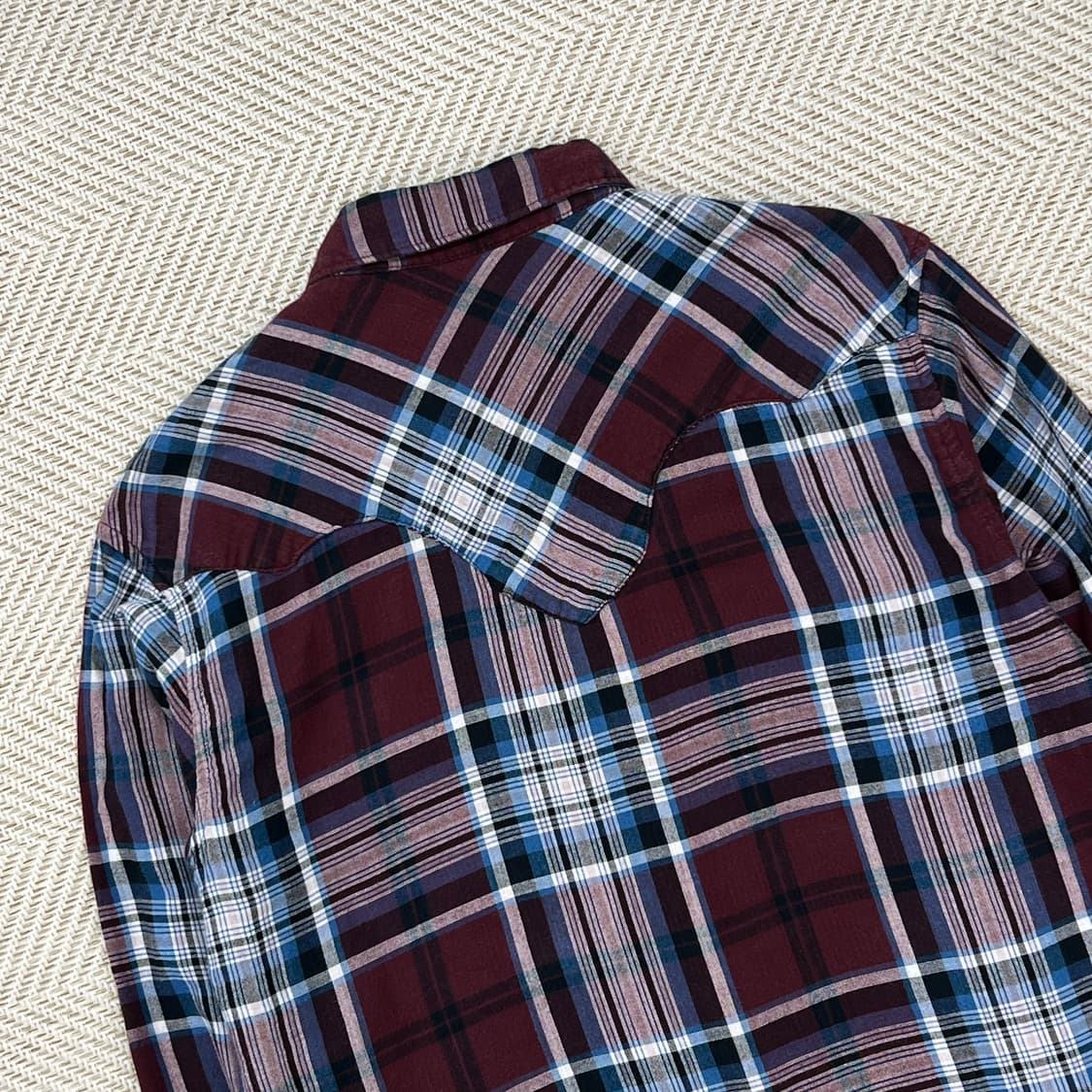 랭글러 웨스턴 체크 셔츠 r2744 상품이미지4