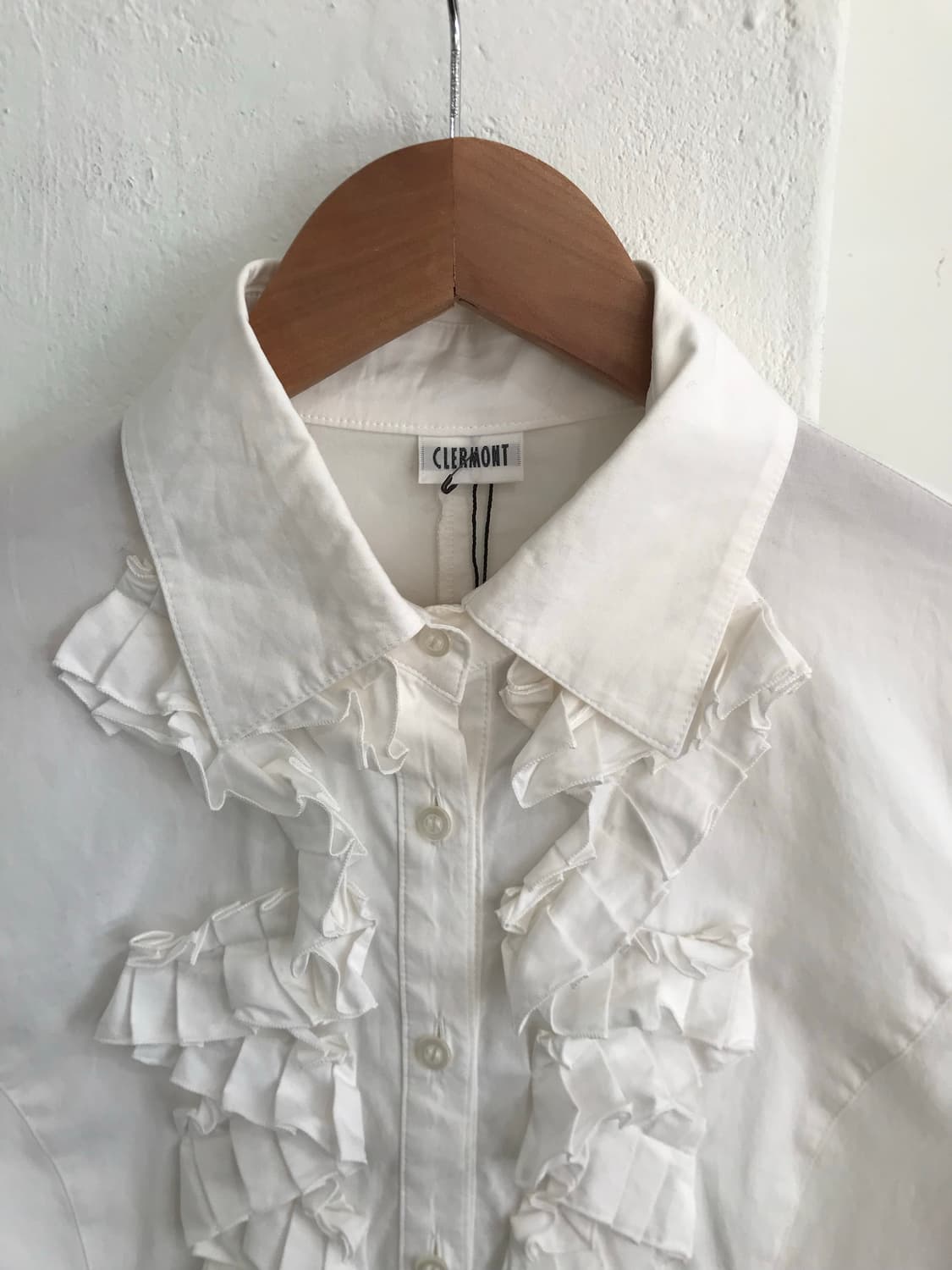 Vintage frill shirt 상품이미지3