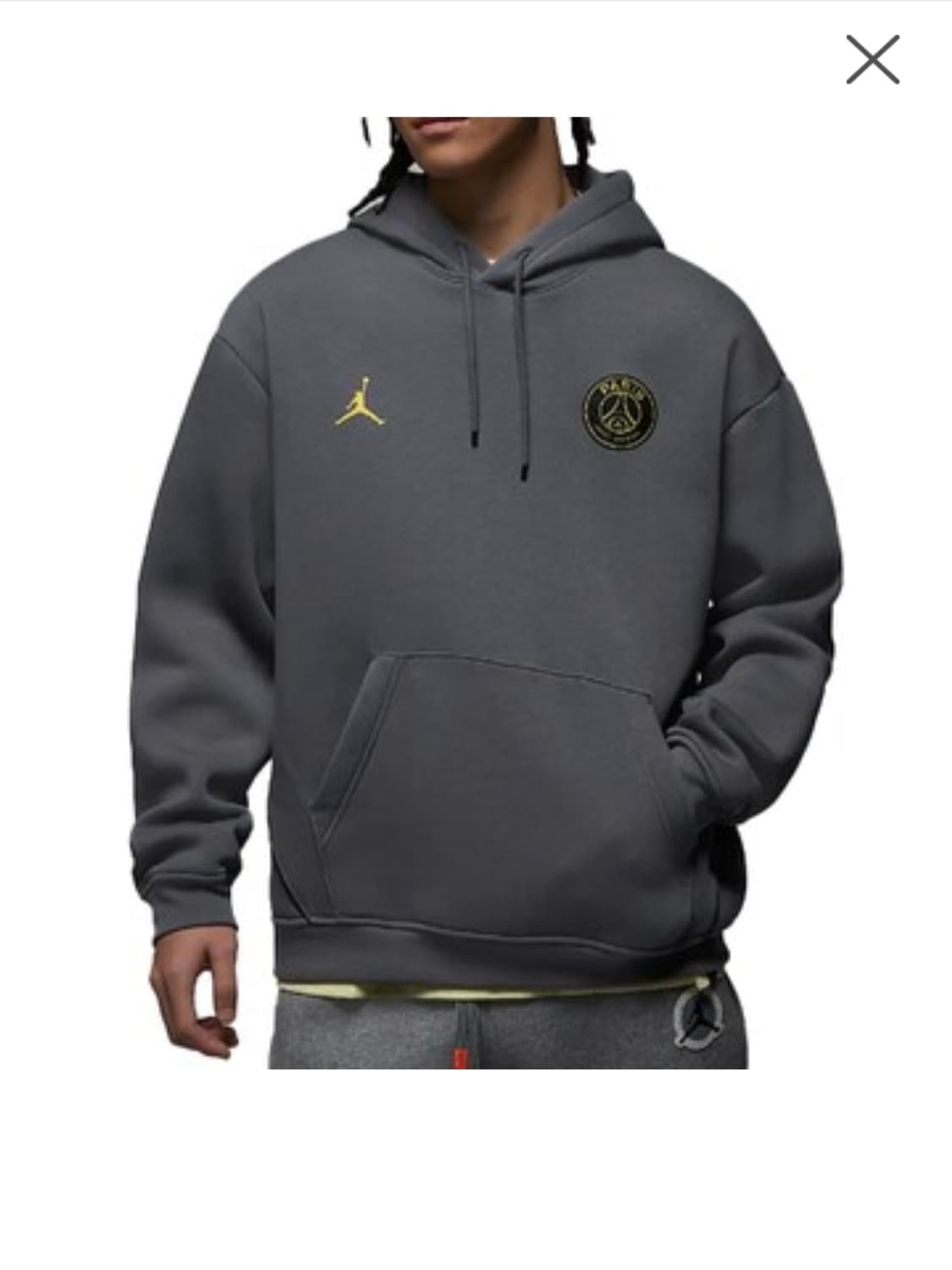 (23년) 나이키 조던 X PSG 파리 생제르망 후드맨투맨 후드티 2XL 상품이미지1