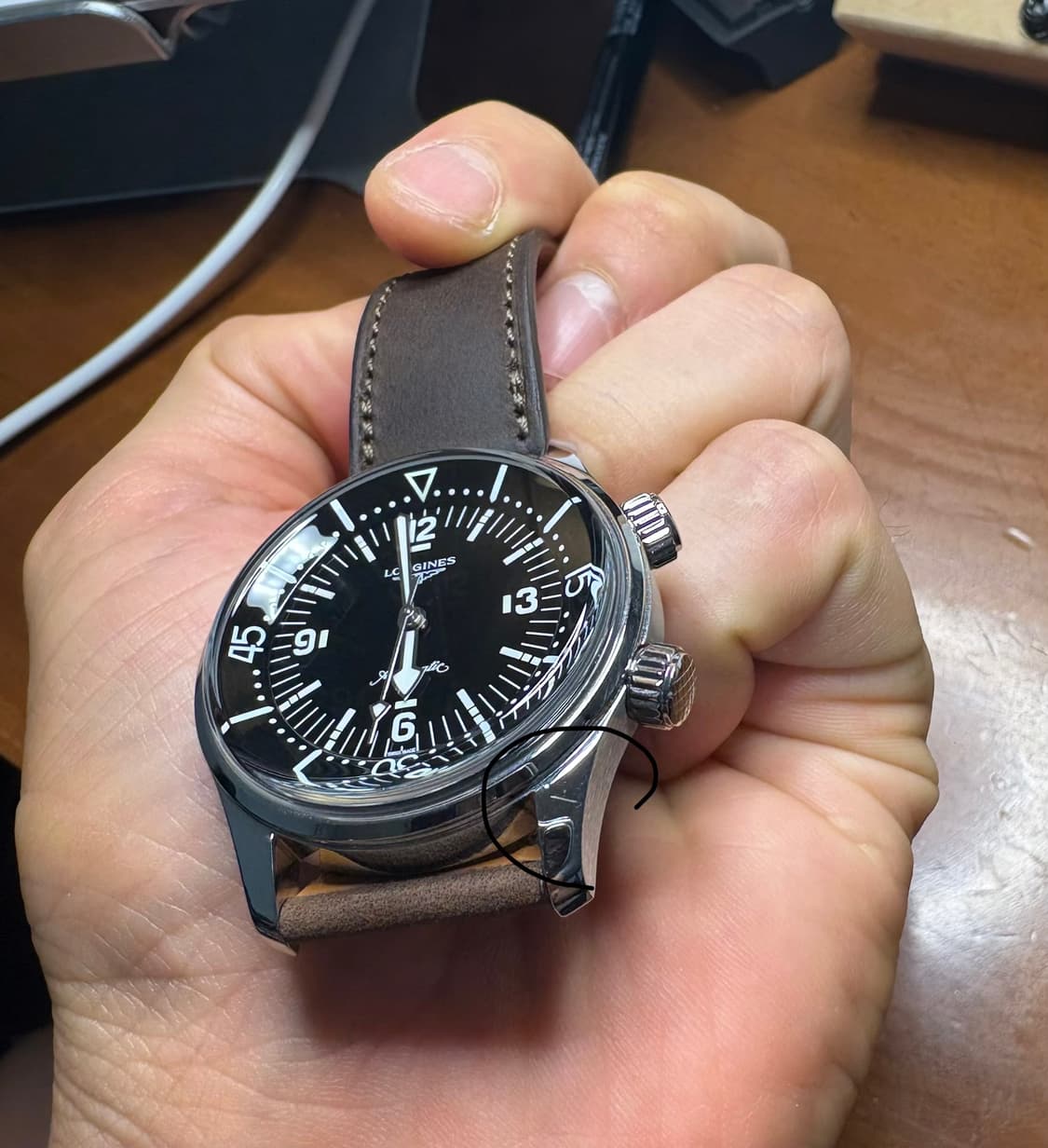 론진 레전드다이버 39 검판 상품이미지6