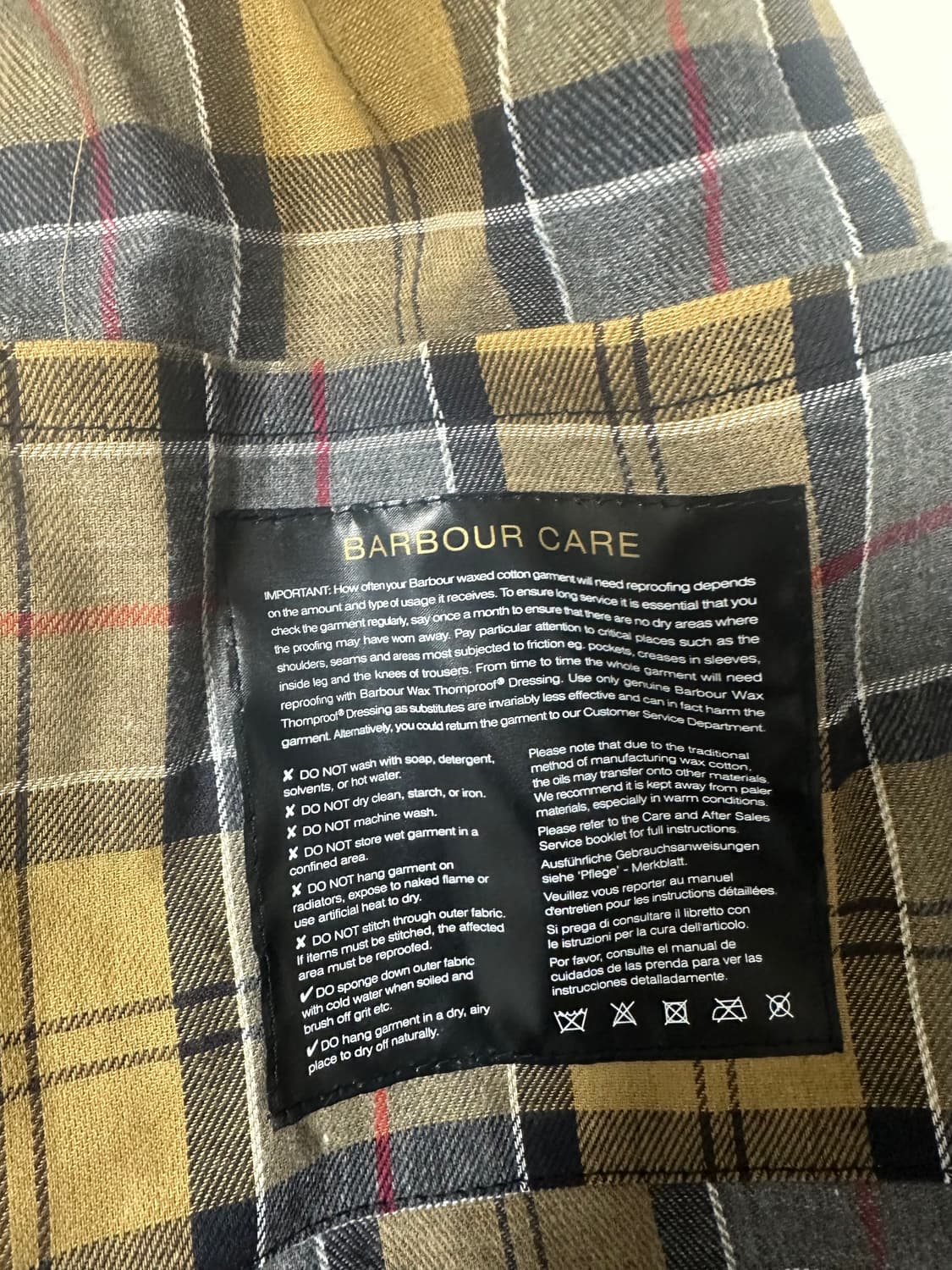 바버 인터네셔널 42(105) 블랙 상품이미지7