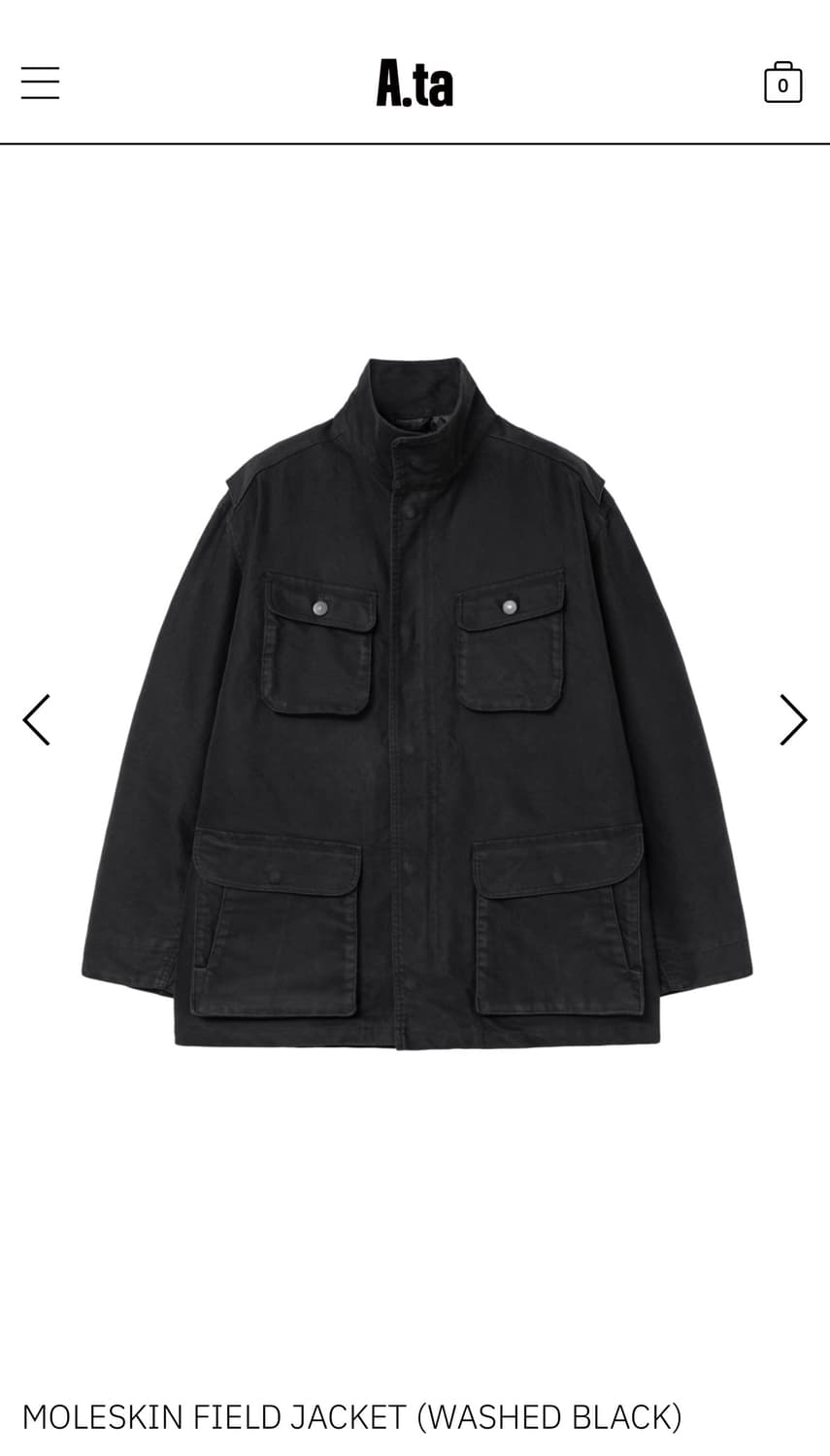 구매)) A.ta 필드자켓 M or L 상품이미지1