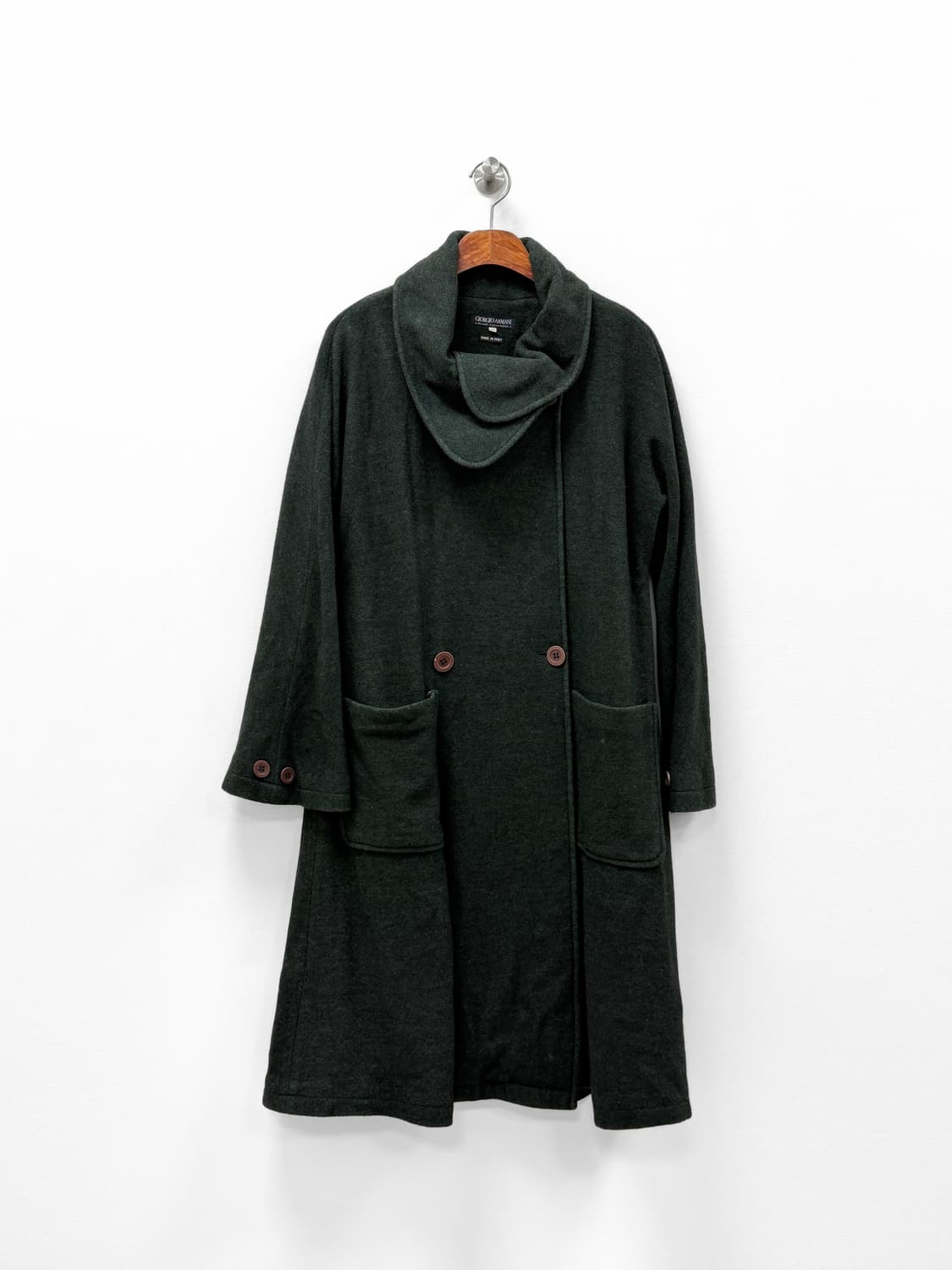 조르지오 아르마니 보르고누오보 21 드레이프 더블 코트 상품이미지3