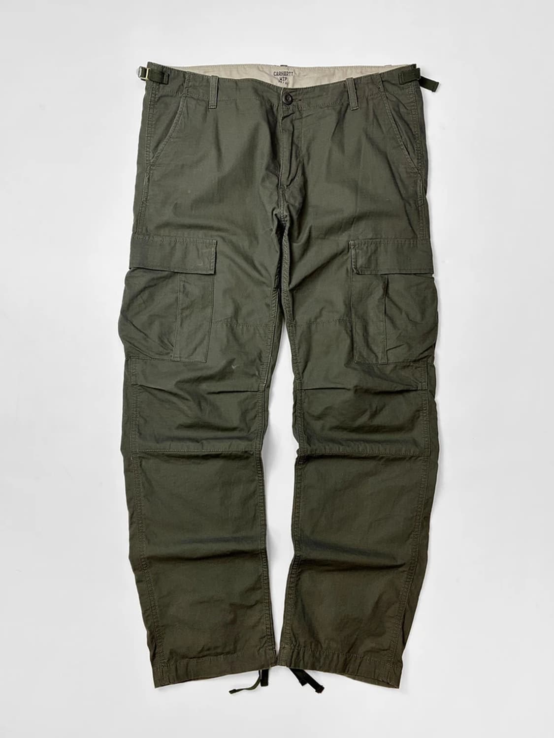칼하트 WIP 립스탑 레귤러 올리브 카고 팬츠 PN5216 상품이미지1