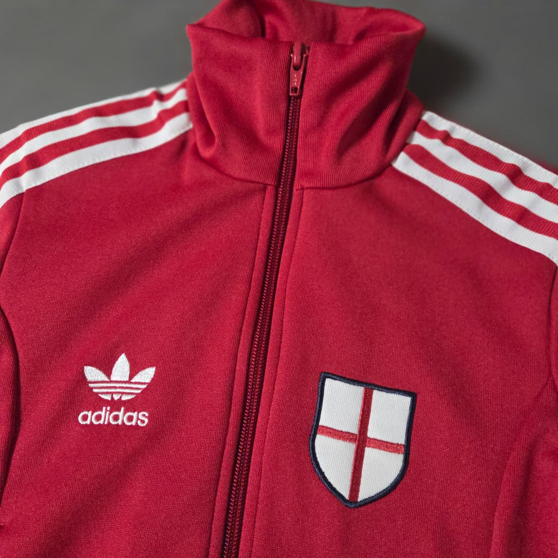 새상품급 05s 빈티지 아디다스 잉글랜드 크롭 져지 트랙탑 xs 상품이미지2