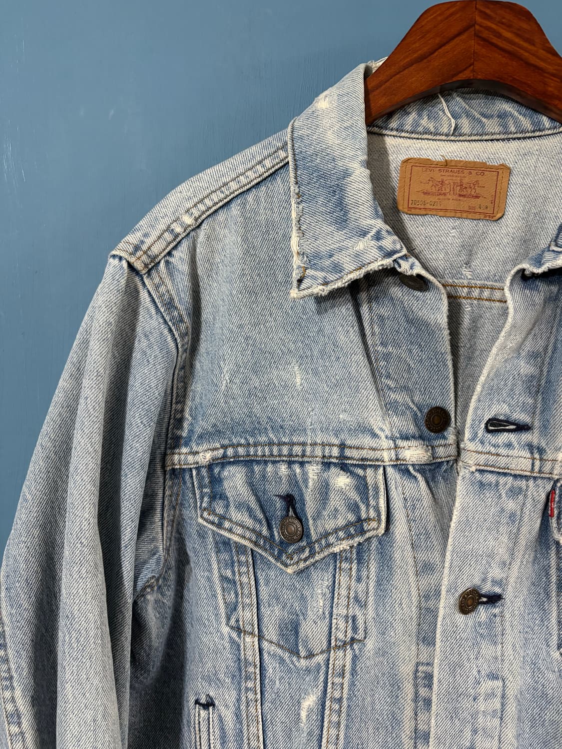 80‘s USA Levis 70506 denim jacket.  상품이미지3