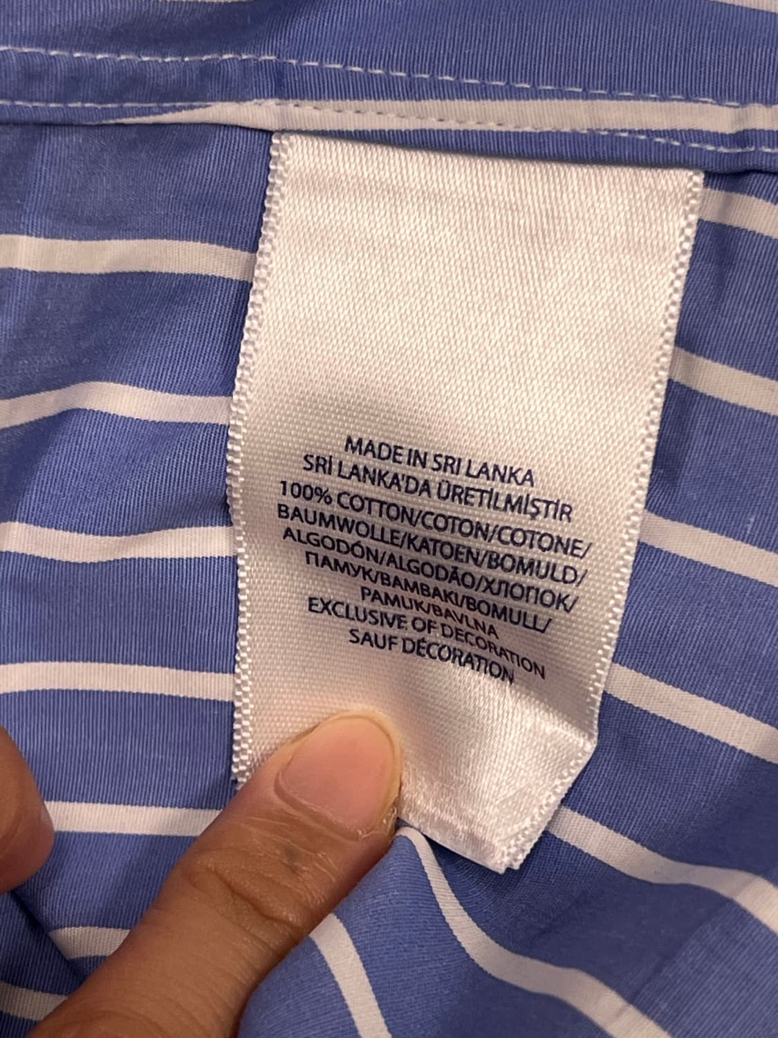 (M) 랄프로렌 핑크포니 스트라이프 셔츠 상품이미지5