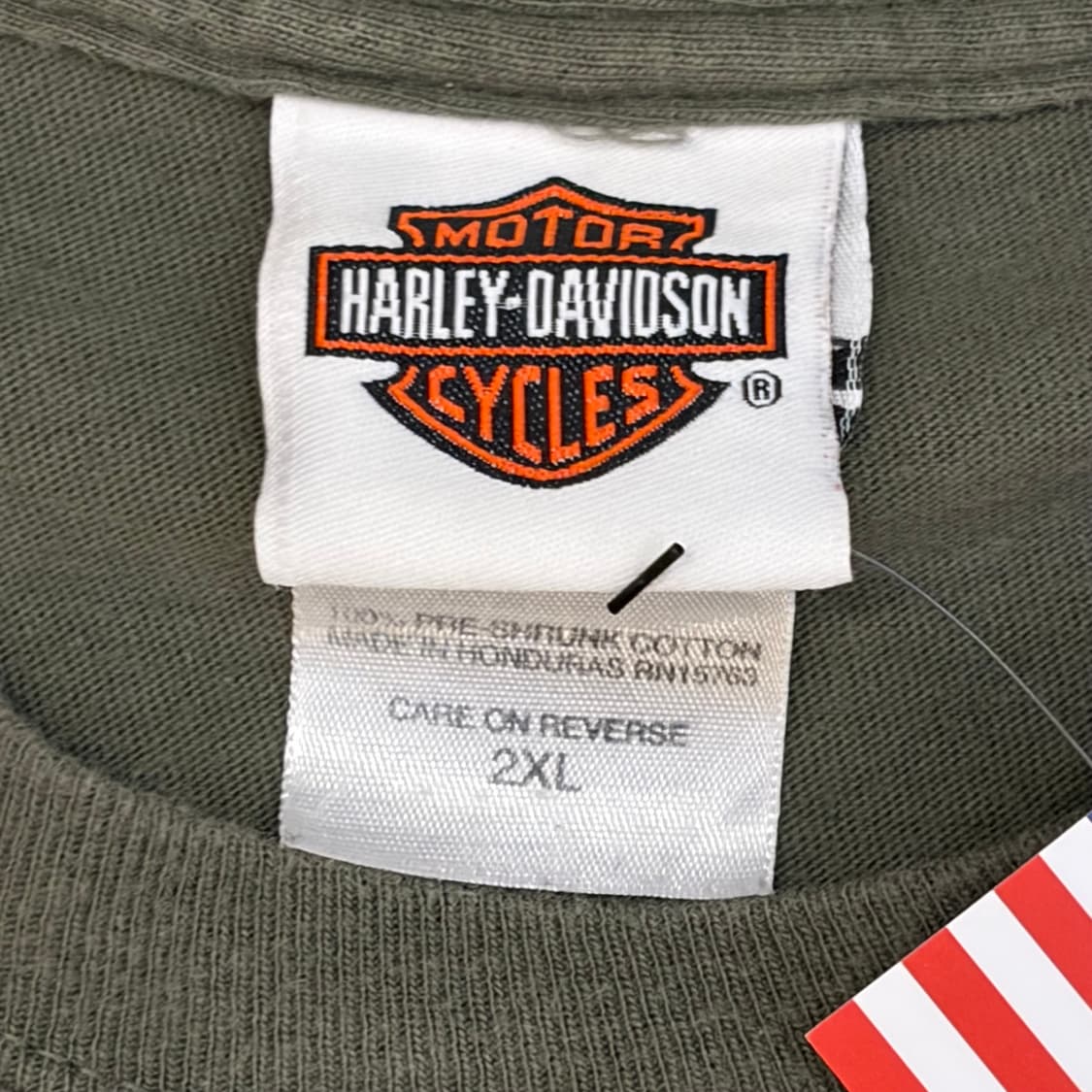 미국 빈티지 할리데이비슨 불독 반팔티 상품이미지5