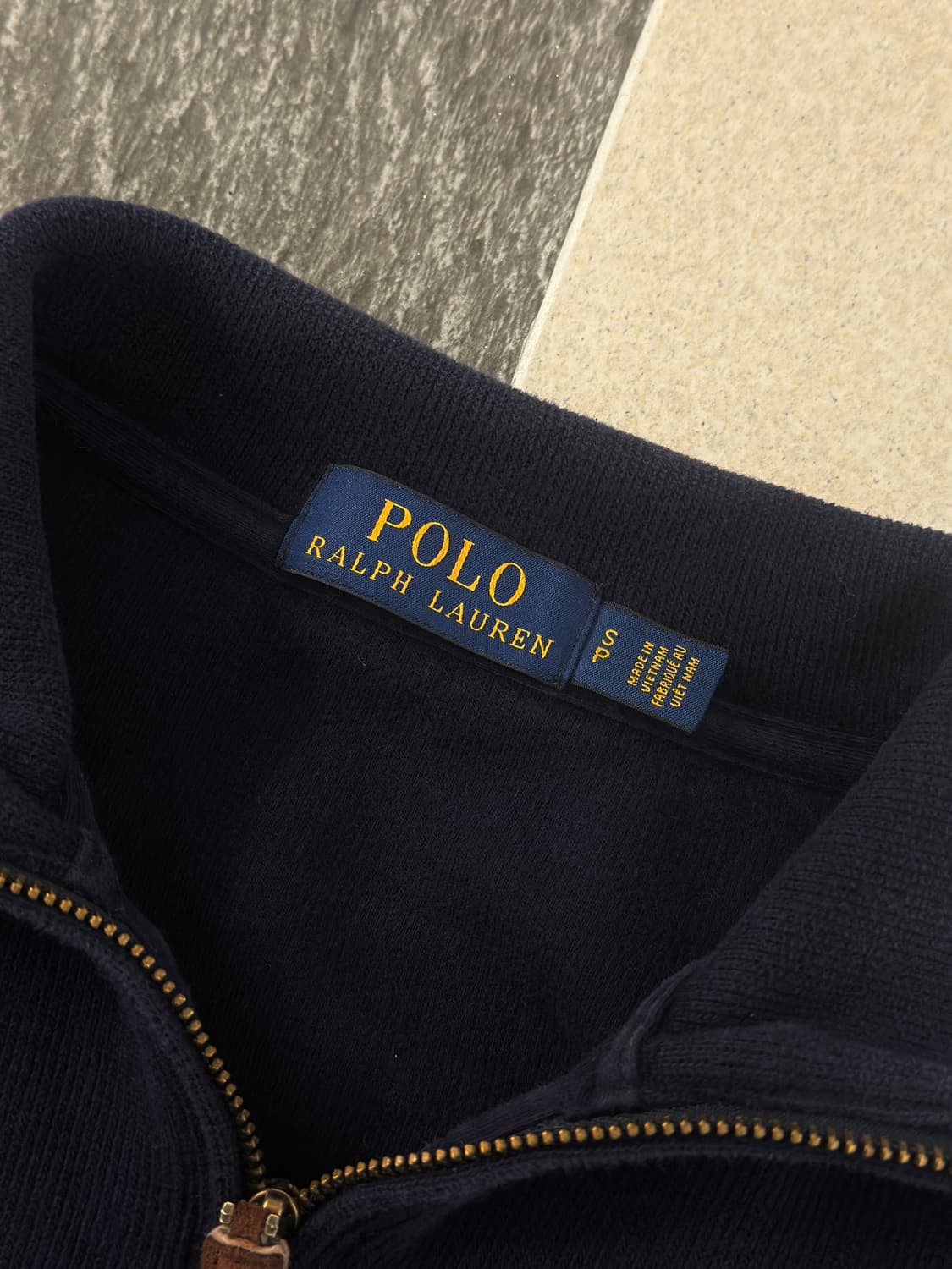 폴로 랄프로렌 네이비 코튼 하프집업  상품이미지4
