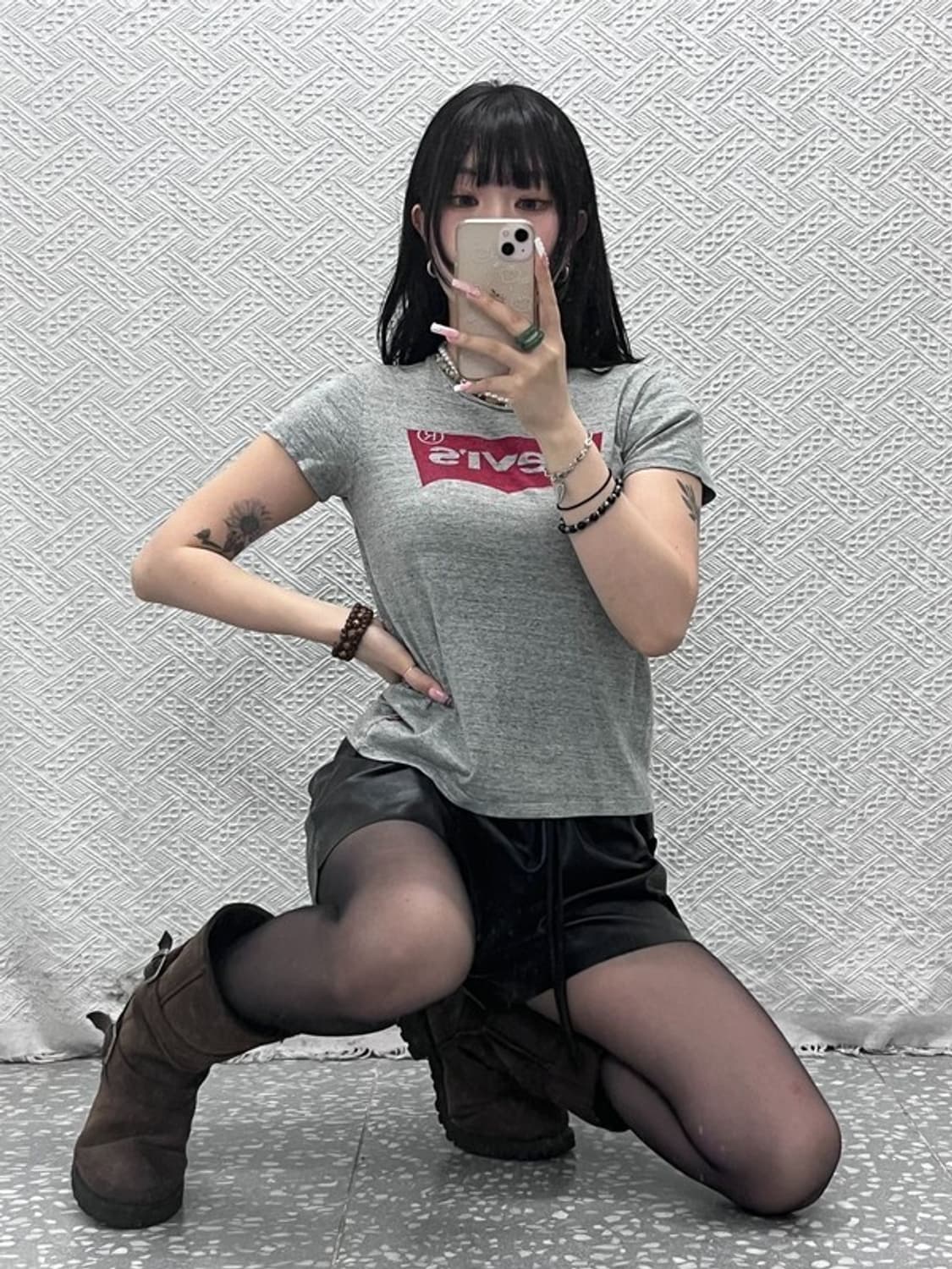 리바이스 빈티지 캐주얼 레트로 박스로고 반팔티 XS C12271 상품이미지1